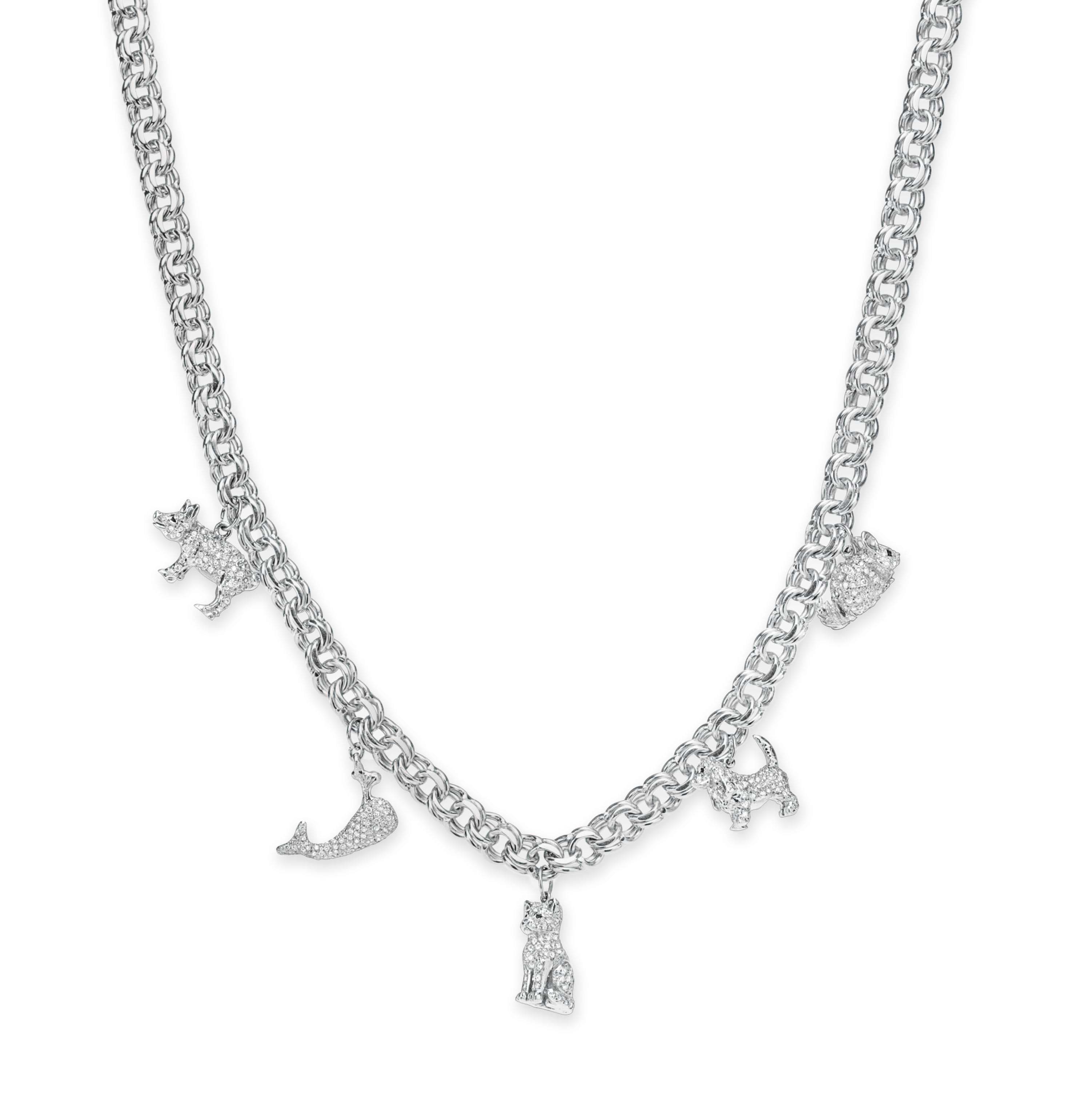 A DIAMOND CHARM NECKLACE Christie's