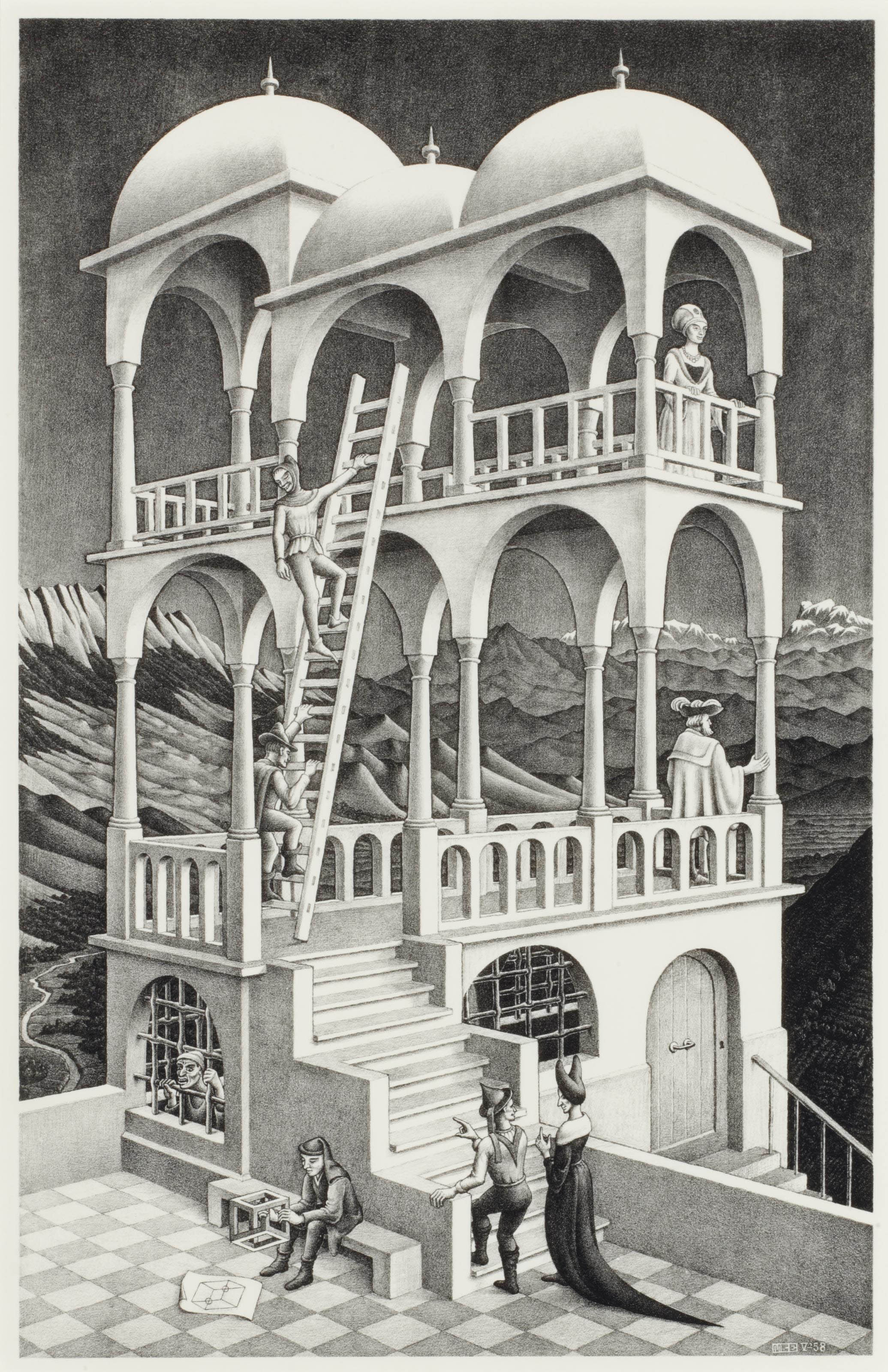 MAURITS CORNELIS ESCHER , Belvedere (B. 426) Christie's