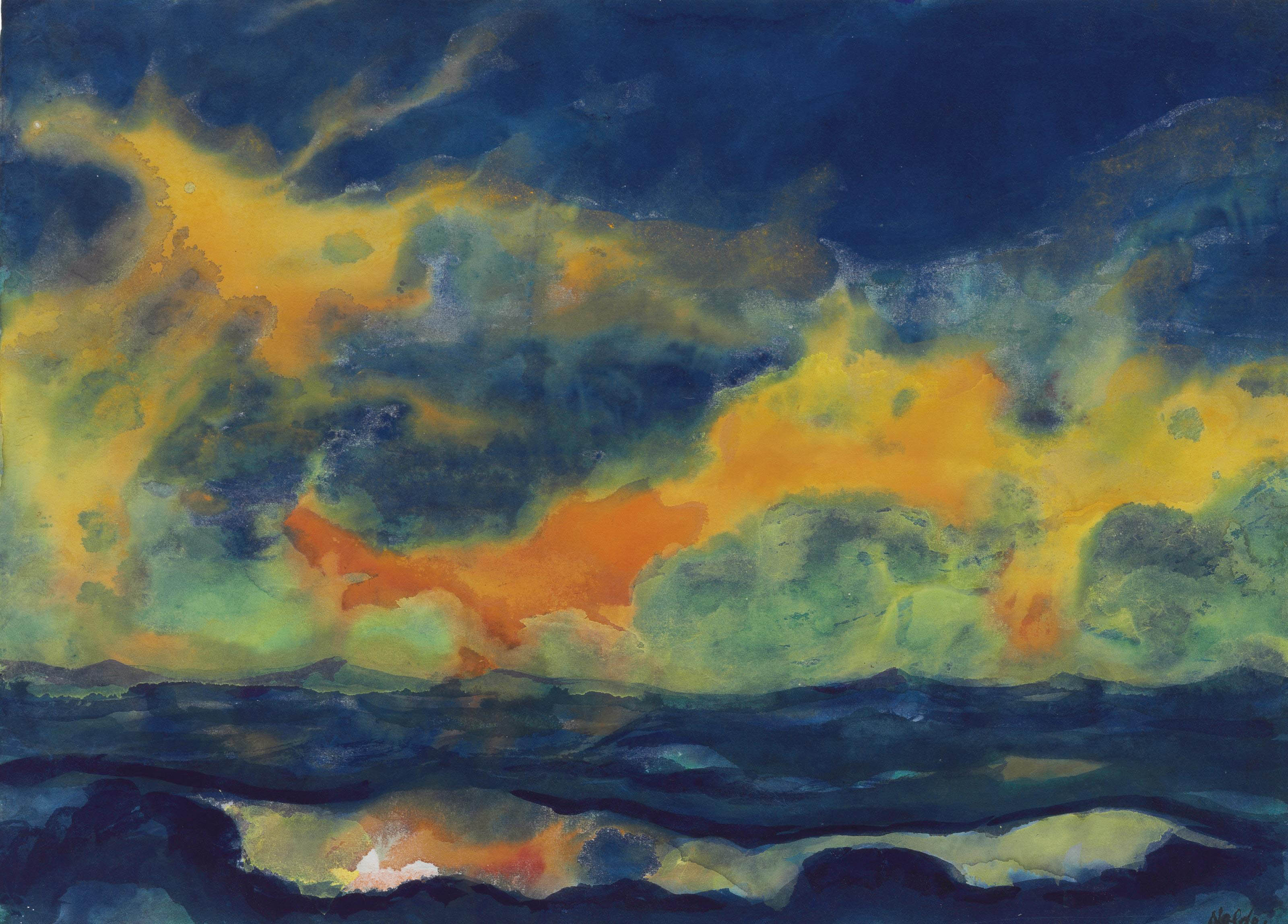Emil Nolde (18671956) , Herbsthimmel am Meer Christie's