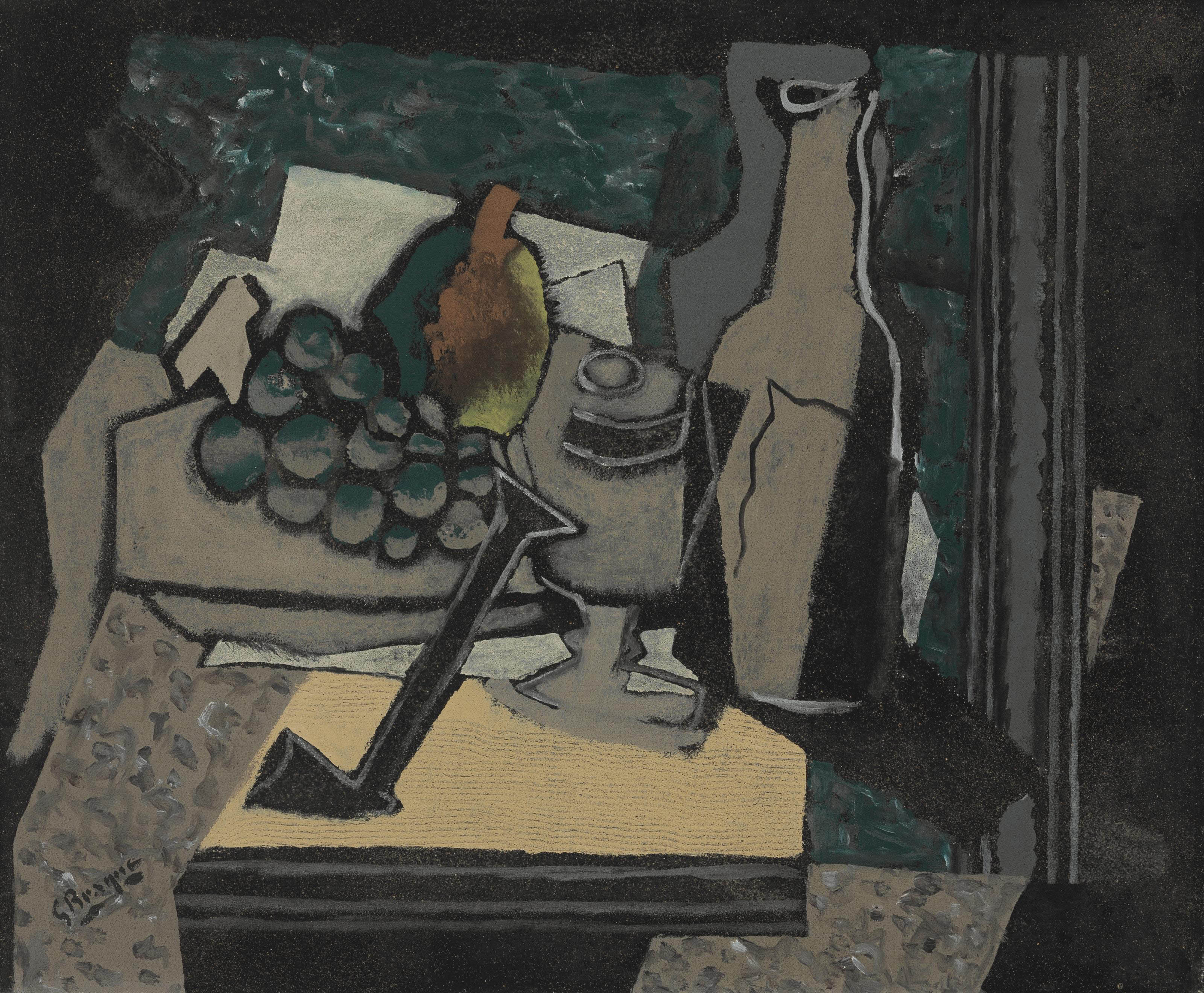 Braque (18821963) , Nature morte à la pipe Christie's