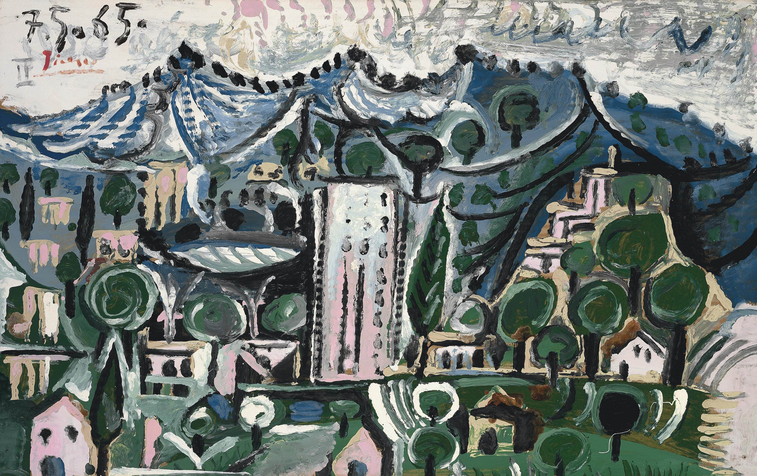 picasso landscape with two figures