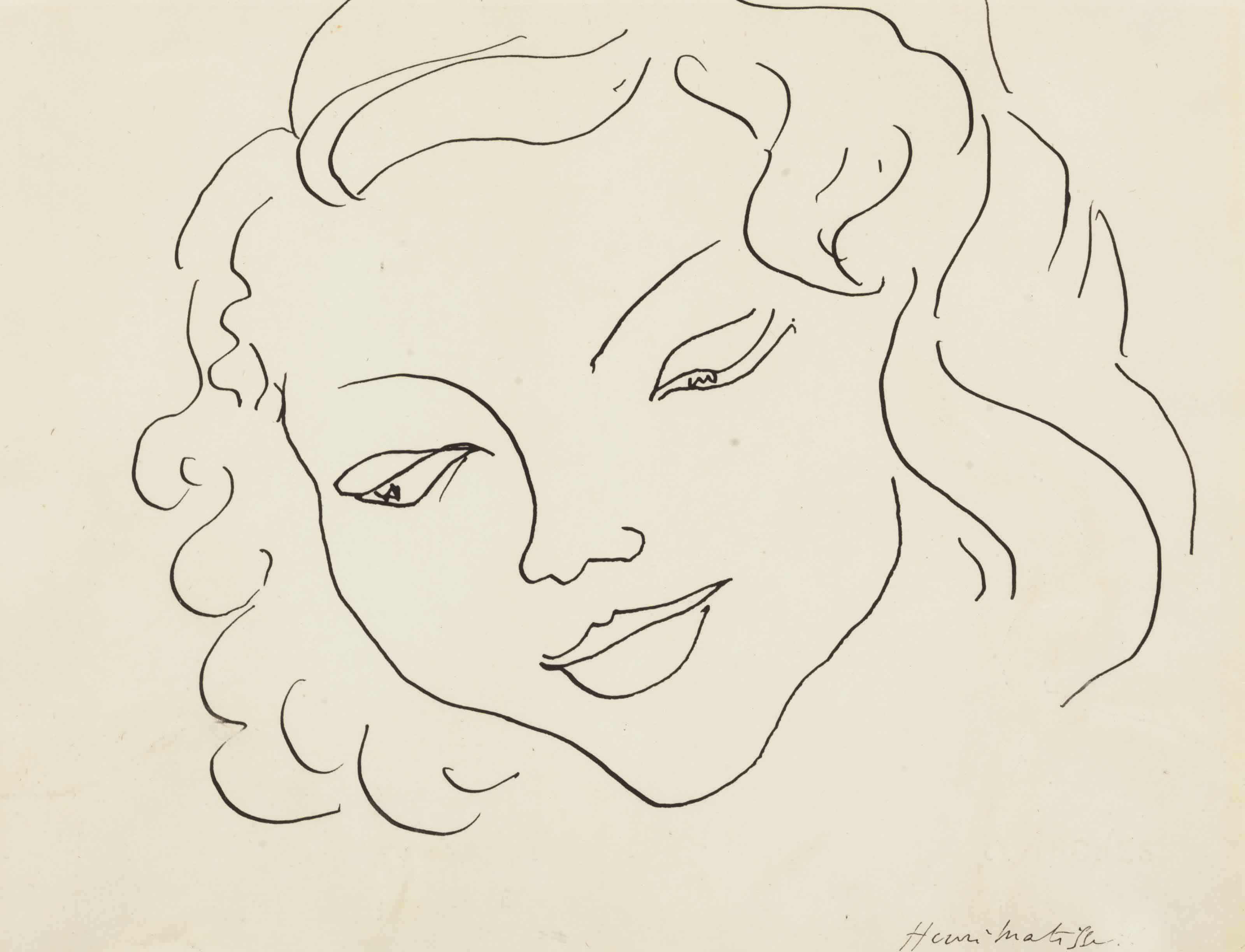 Tête de femme 

