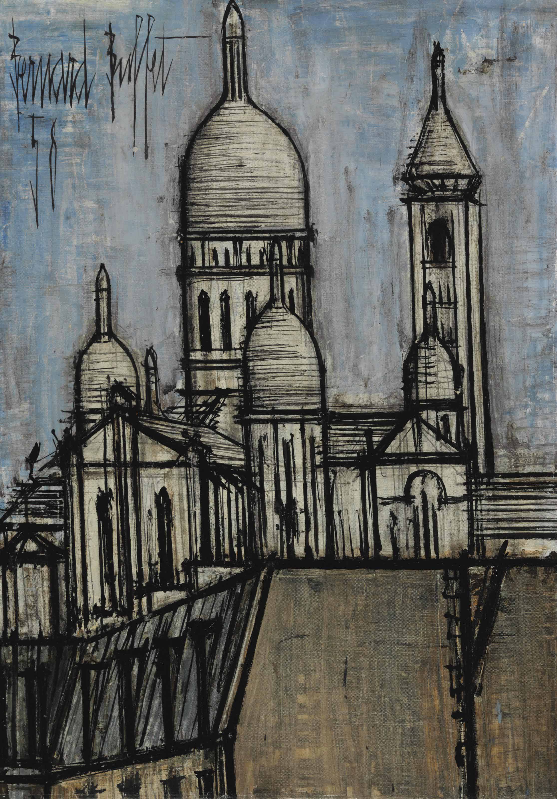 Bernard Buffet (1928-1999) , Sacré Coeur de Montmartre ...