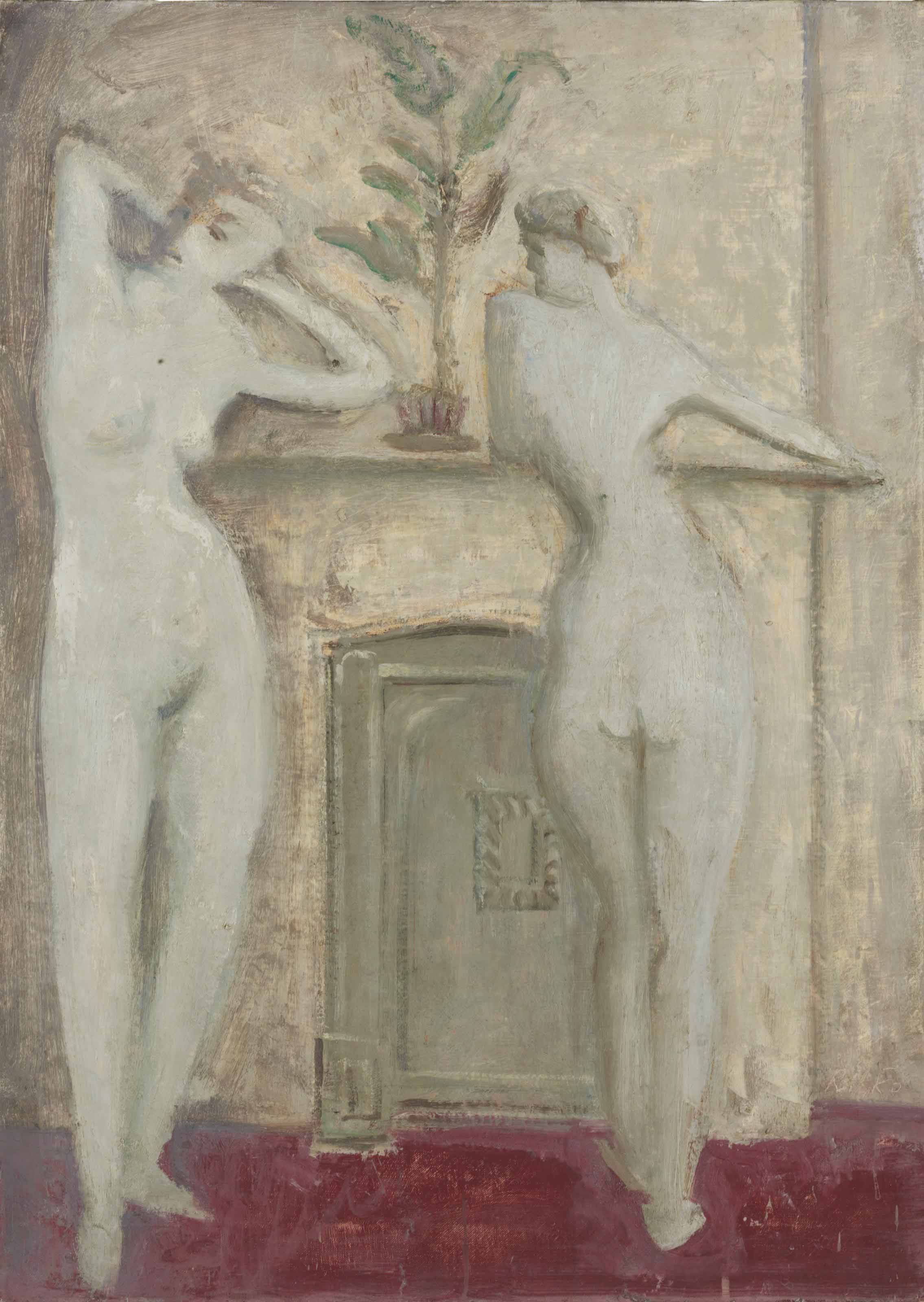 Untitled (Standing Figures) 
