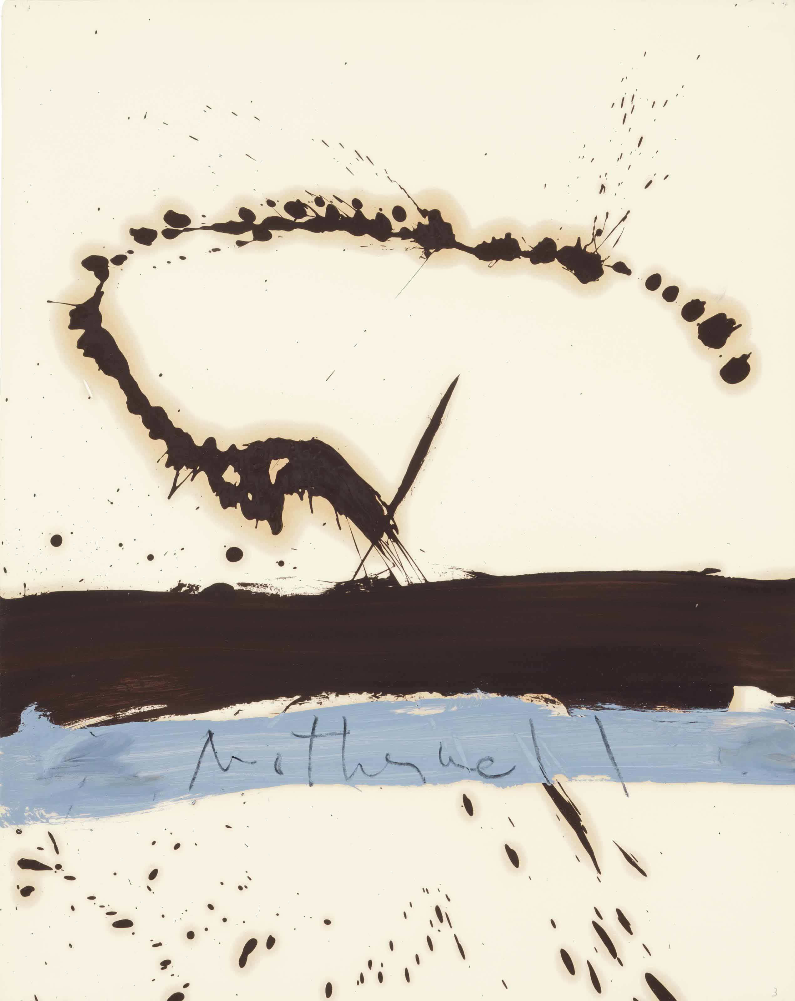 Robert Motherwell (19151991) , Beside the Sea, No. 3 Christie's