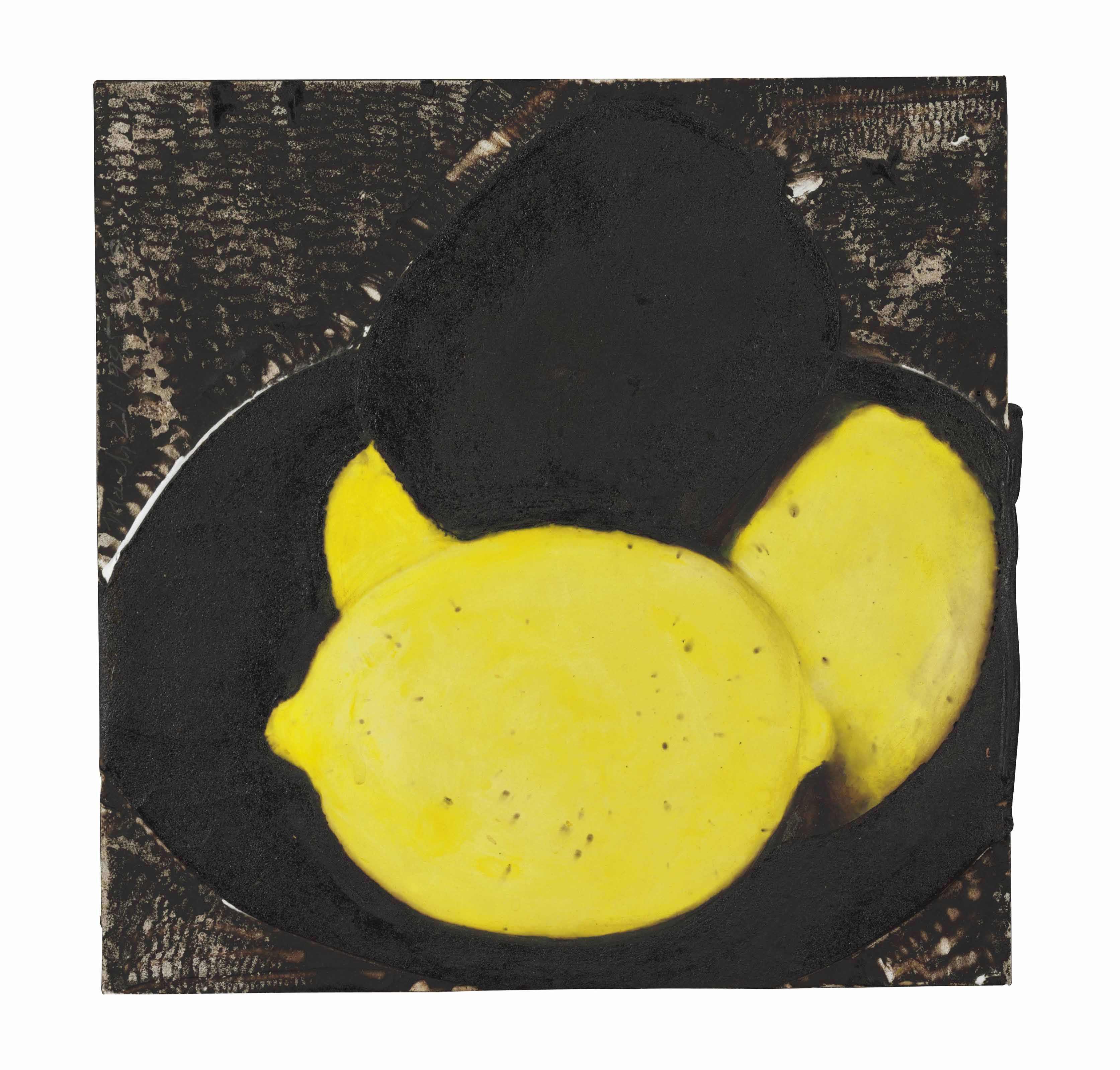 Donald Sultan (b. 1951) , Four Lemons March 21 1985 | Christie's