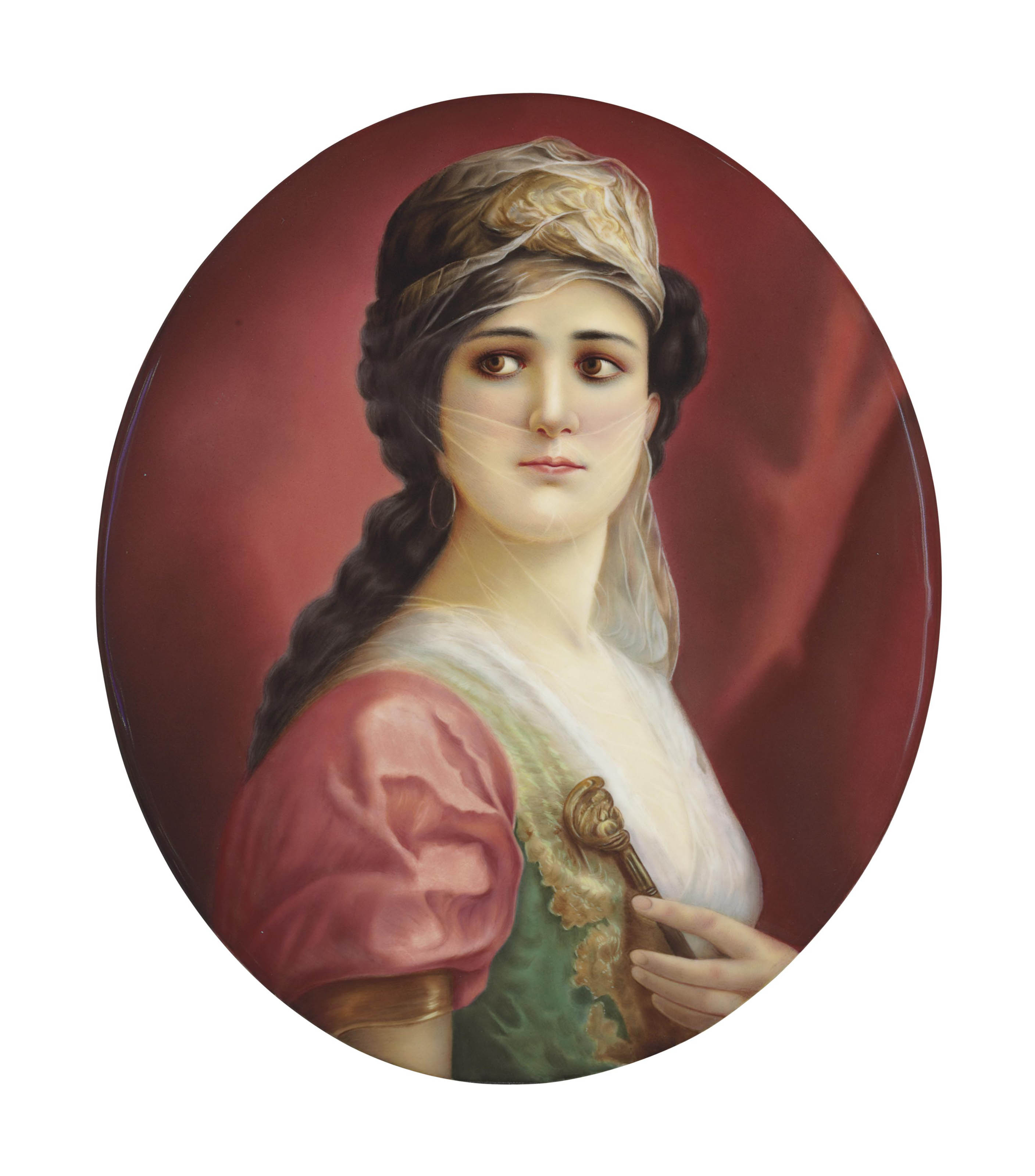 Дама картина