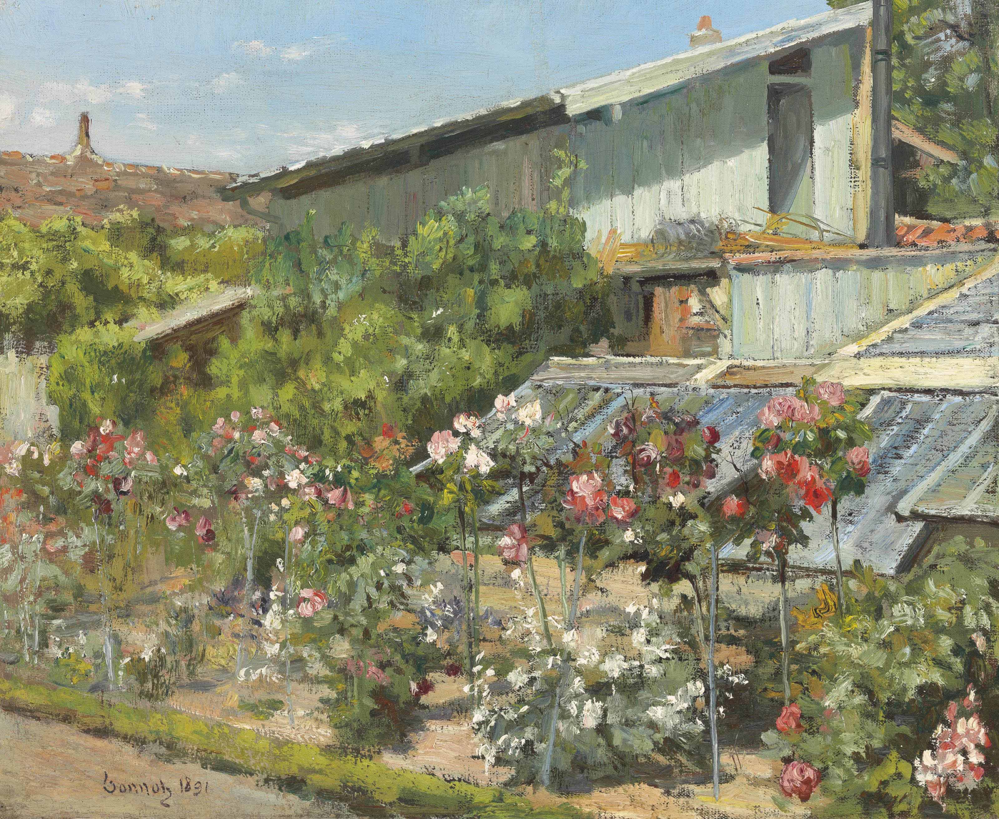 Robert William Vonnoh (18581933) , Garden Christie's