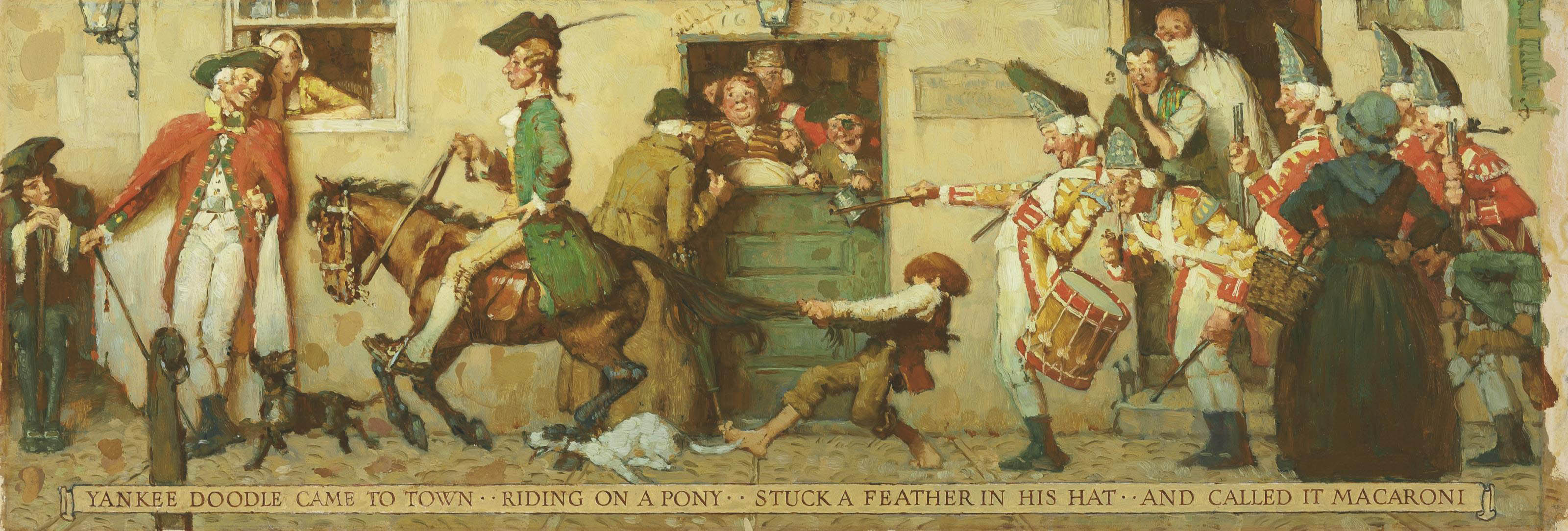 Norman Rockwell 1894 1978 A Study For Yankee Doodle 20th