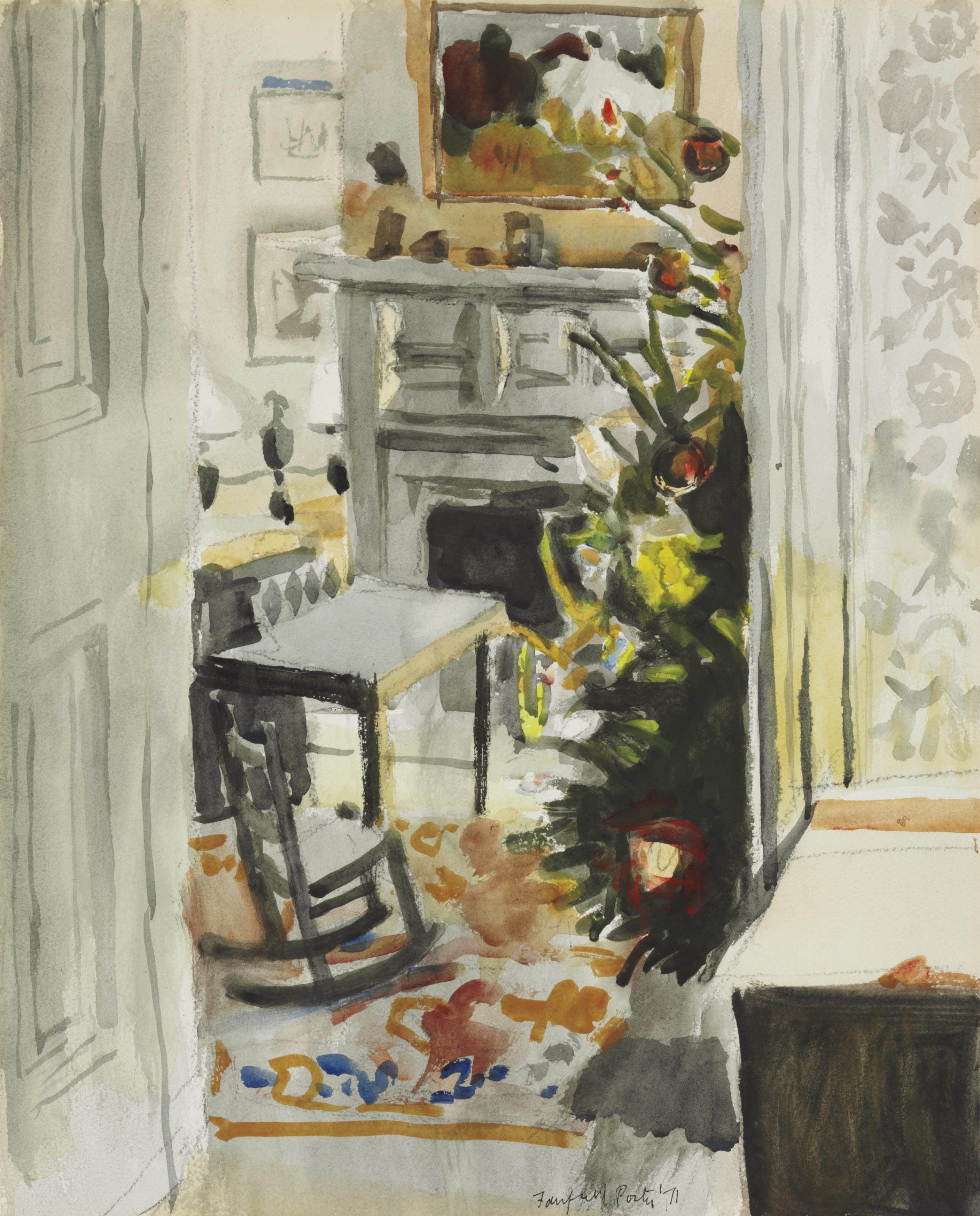 Fairfield Porter (19071975) , Christmas Morning Christie's