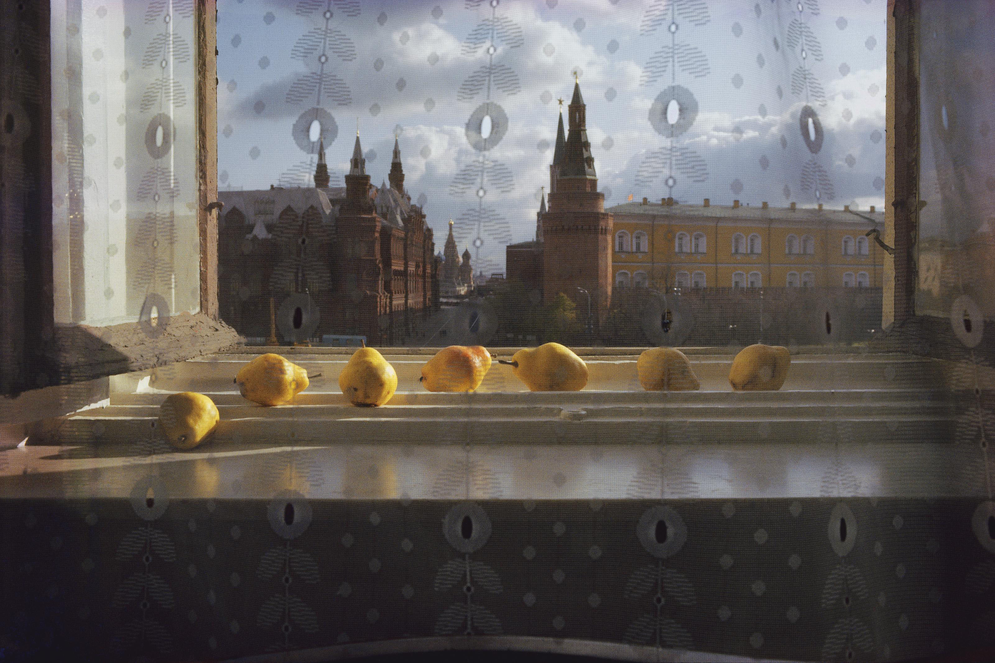 SAM ABELL (B. 1945) , Ripening Pears on Windowsill, Moscow, c. 1985