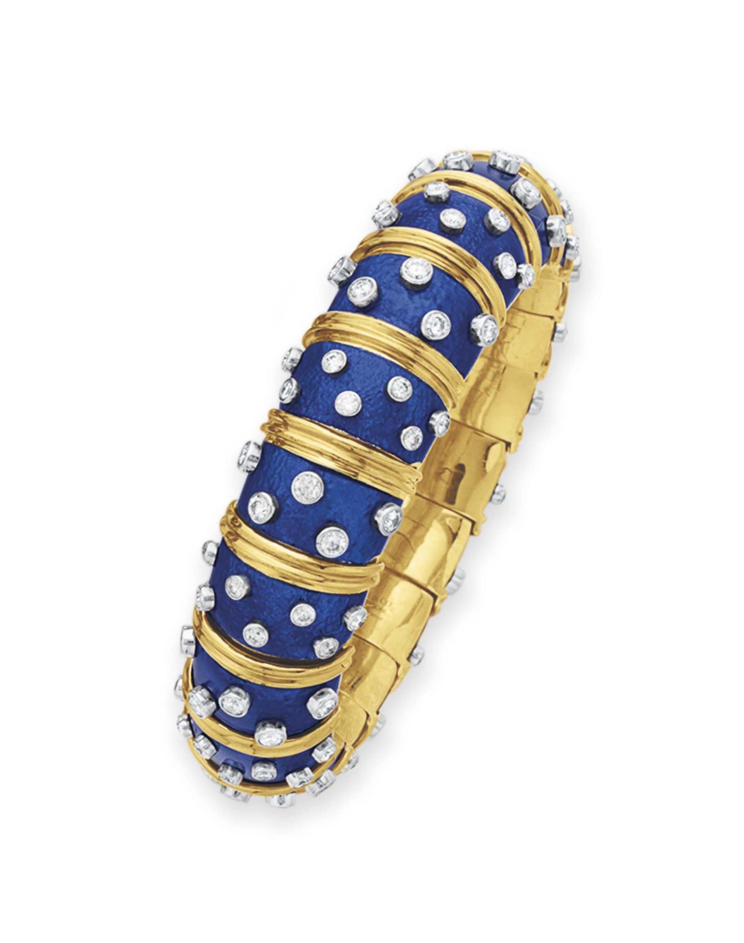 Schlumberger clearance enamel bracelets