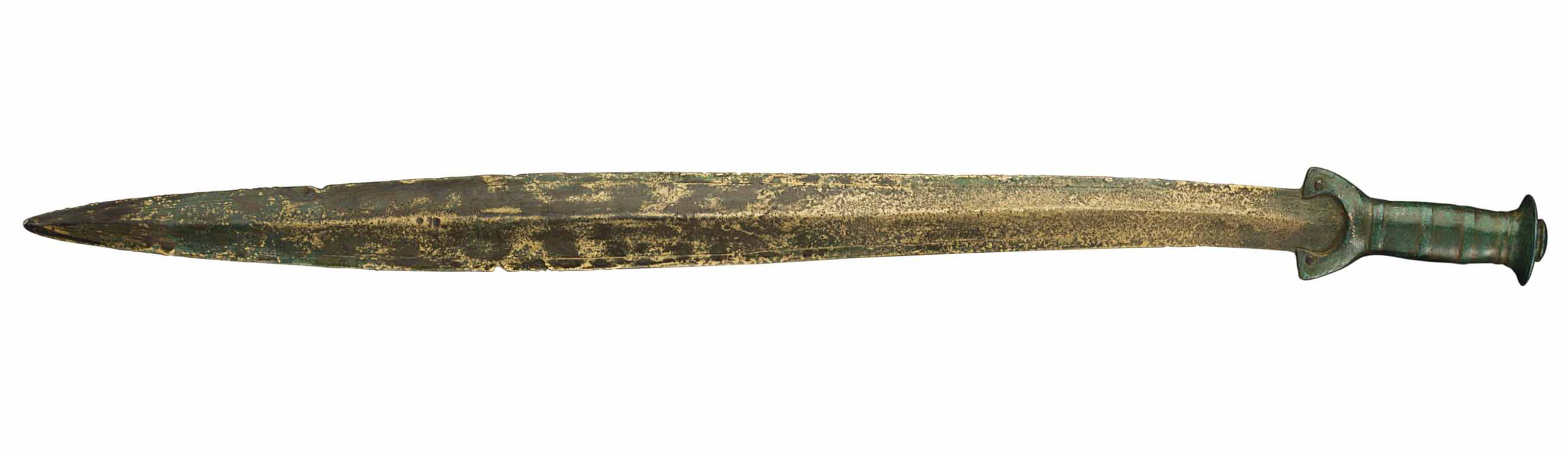 A EUROPEAN BRONZE SWORD , SOUTHCENTRAL EUROPE, LATE BRONZE AGE, CIRCA