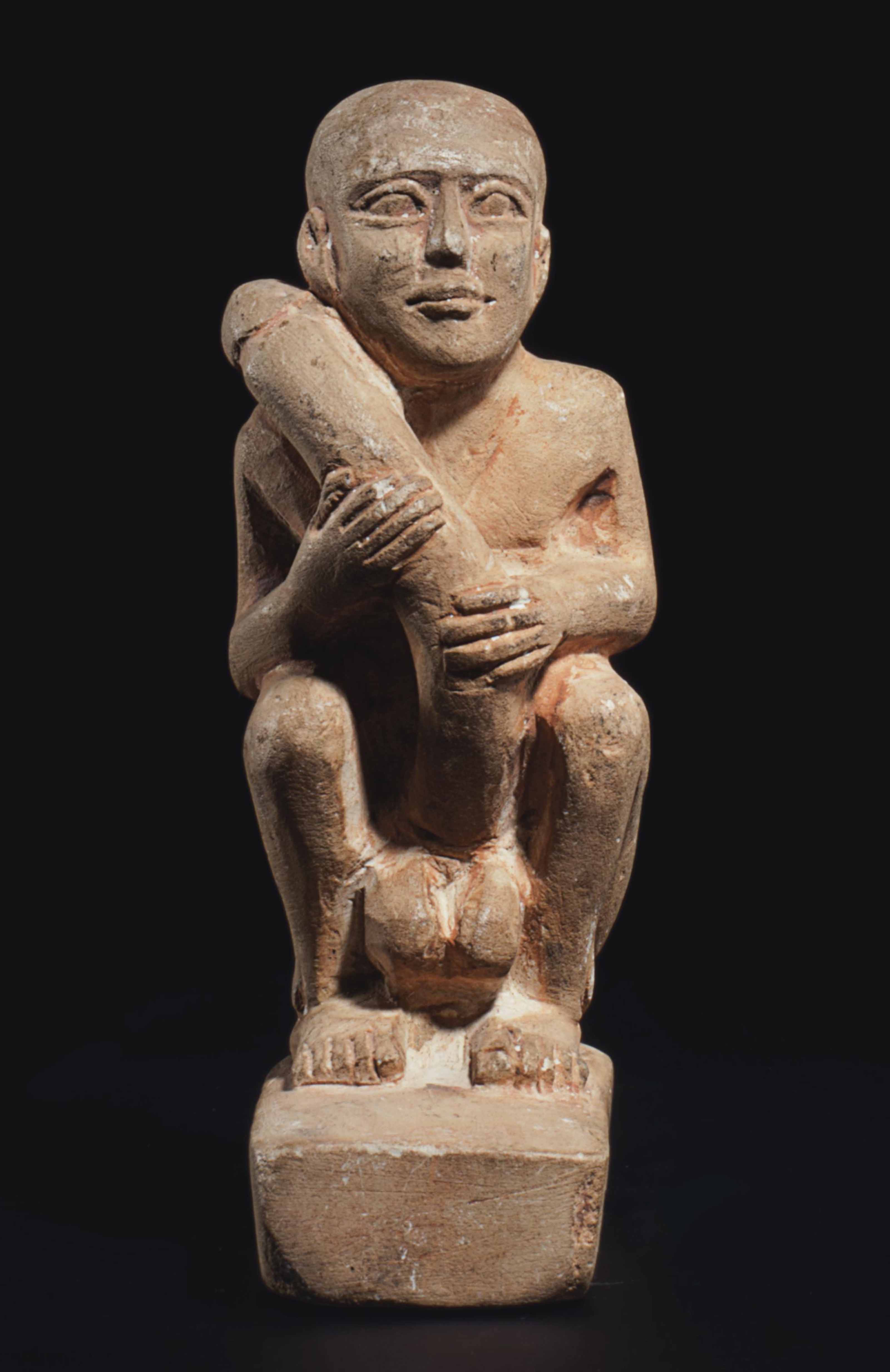 An Egyptian Limestone Eroticon Ptolemaic Period Circa 1st Century B