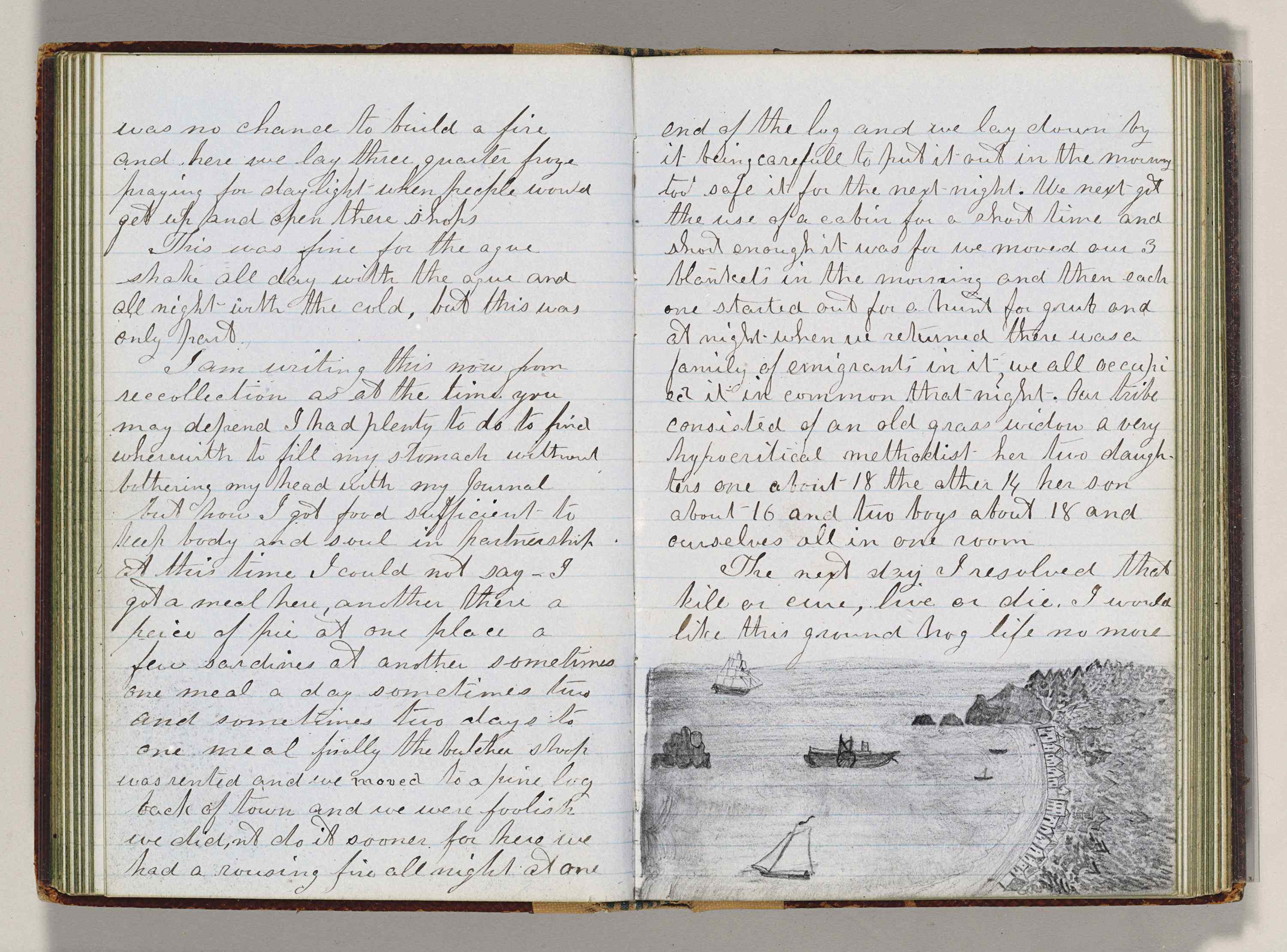 California Gold Rush Jenks Daniel A 1827 1869 Manuscript