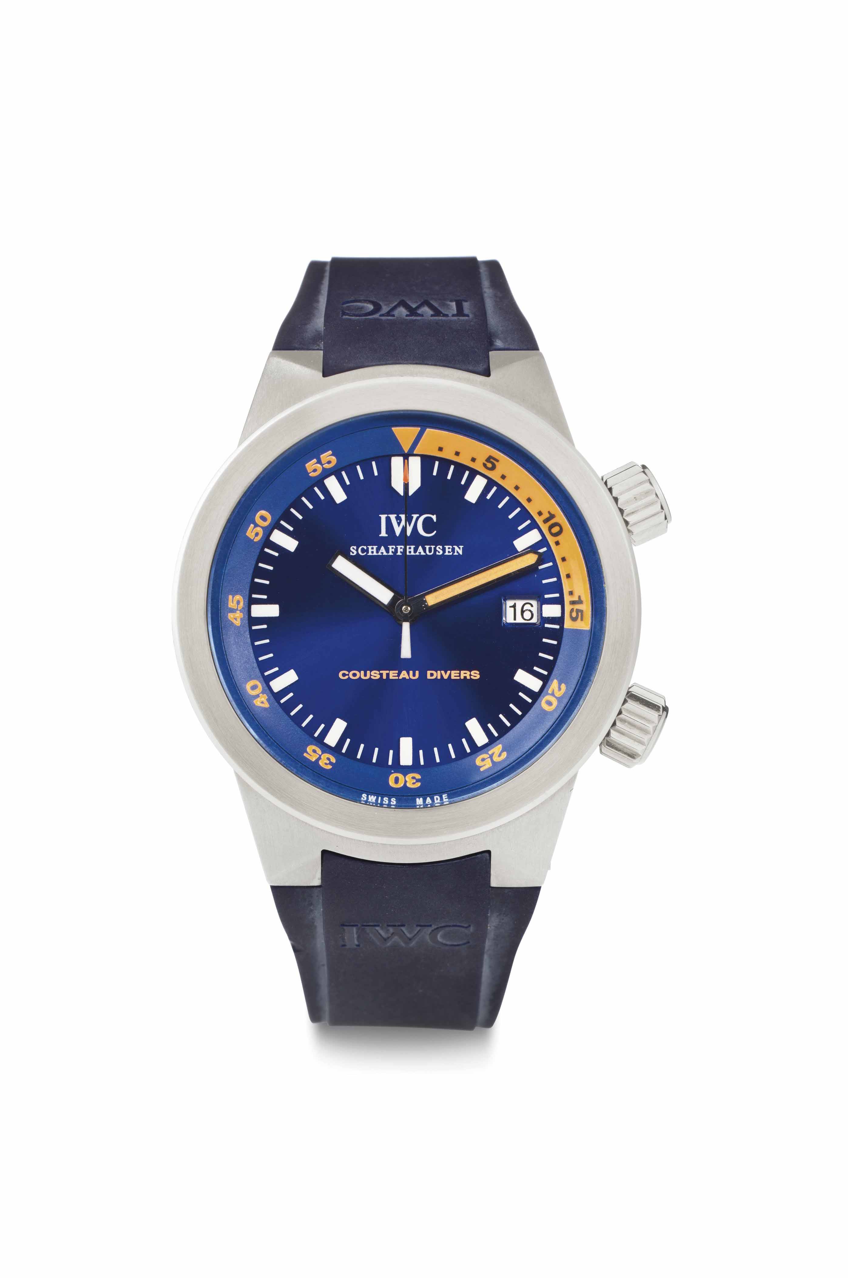 iwc aquatimer cousteau divers