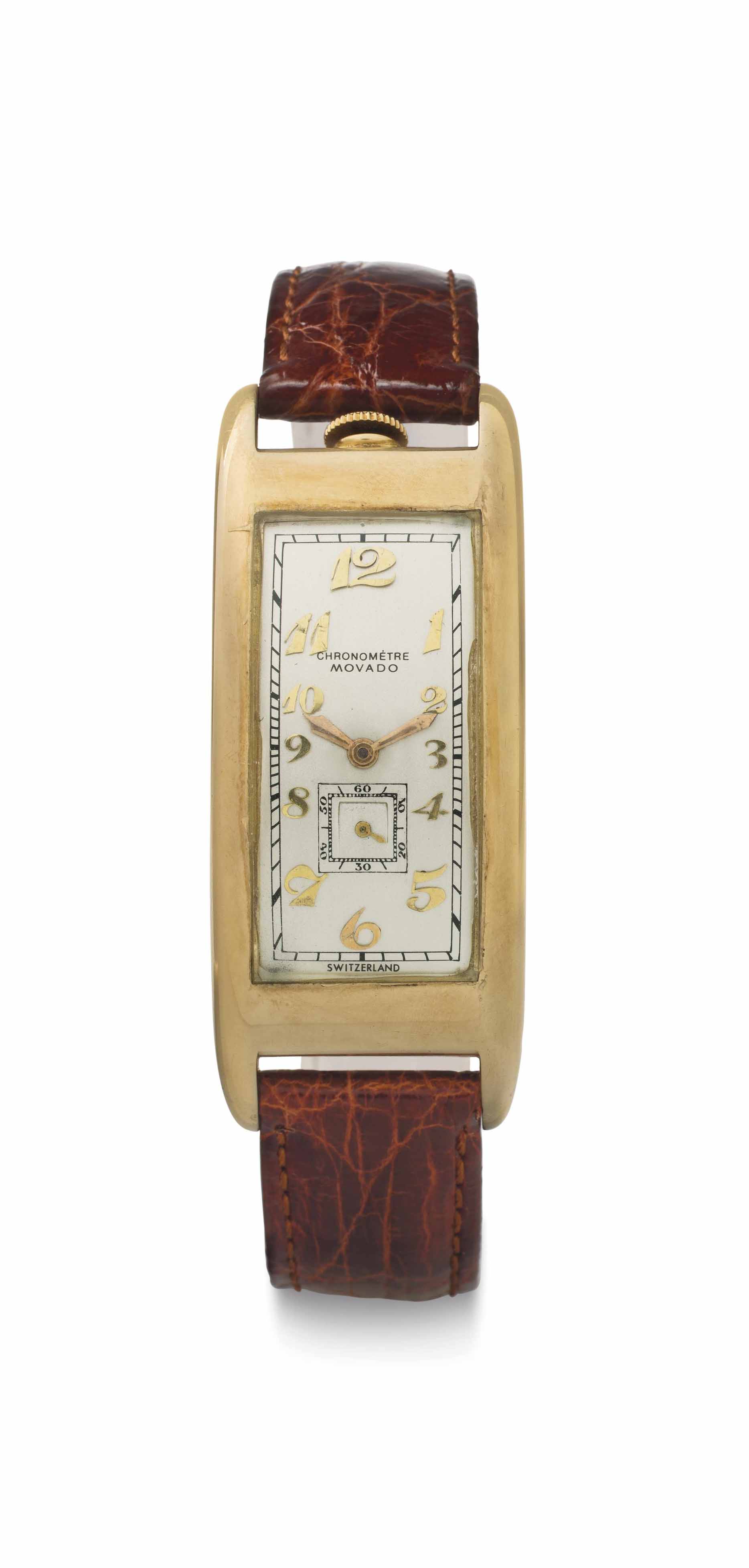 Movado curved 2025 watch