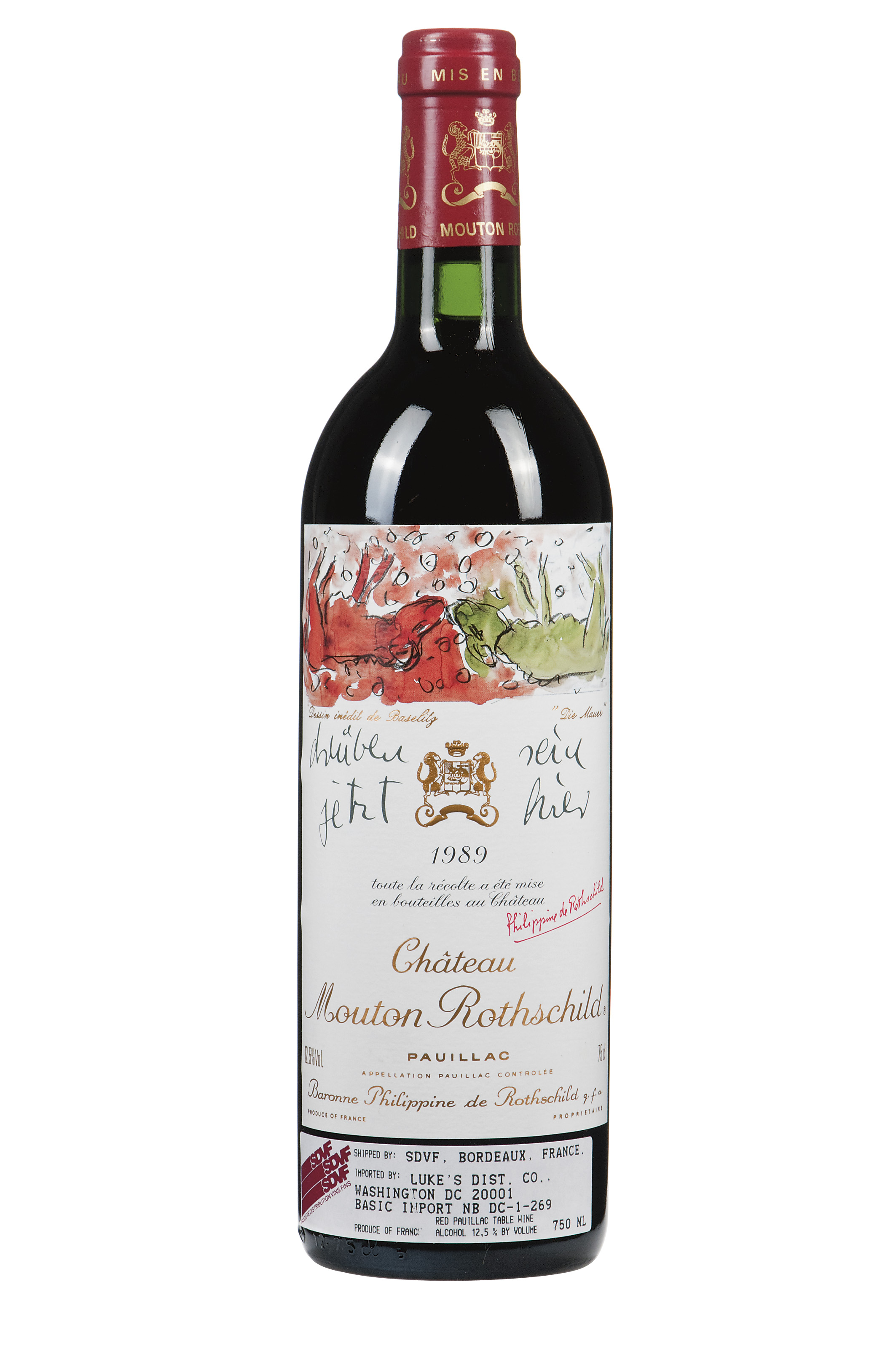 Château Mouton-Rothschild--Vintage 1989 , 6 bottles per lot | Christie's
