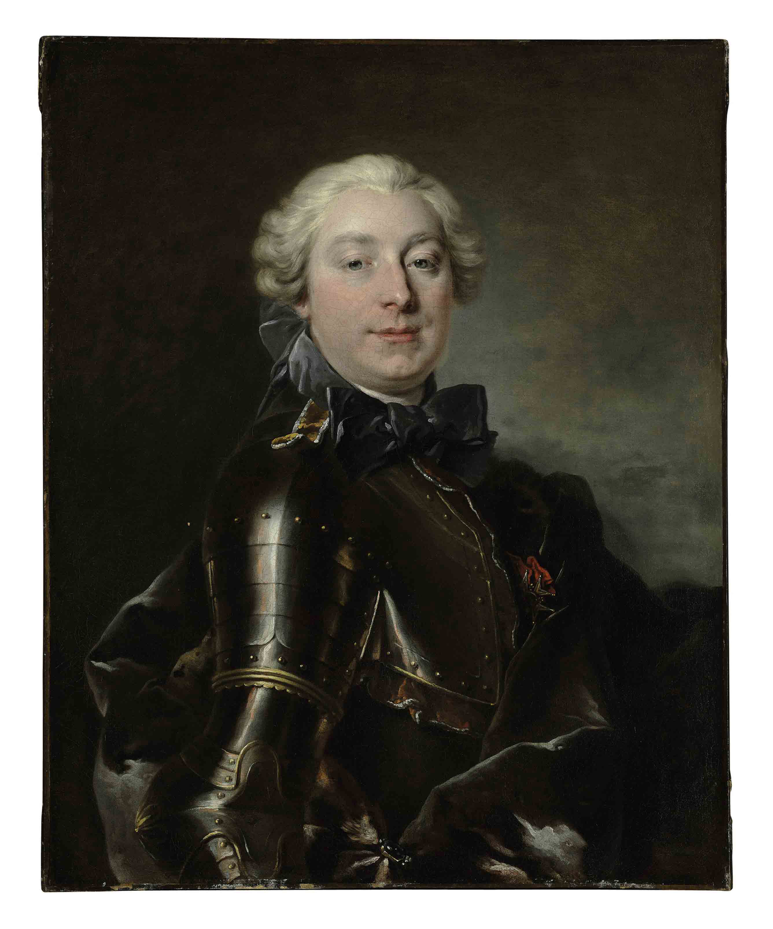 Louis Tocqué (Paris 16961772) , Portrait of a gentleman, halflength