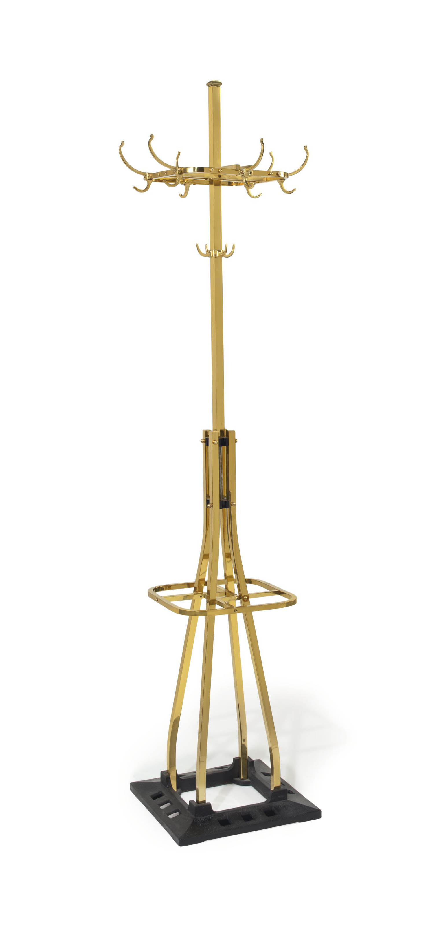 ADOLF LOOS (18701933) , A BRASS AND IRON COAT RACK FOR THE CAFÉ CAPUA