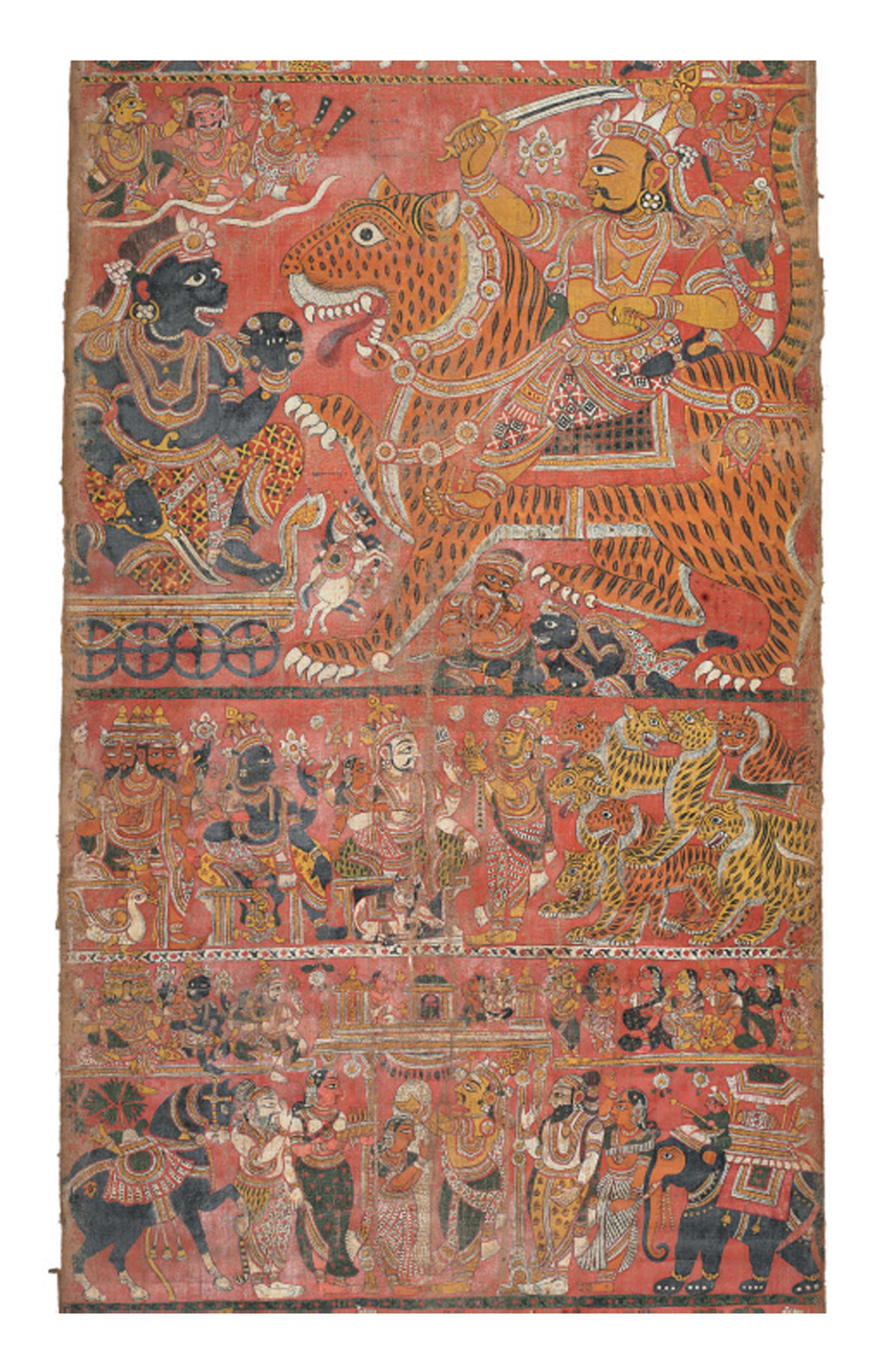 A scroll painting , INDIA, 19TH CENTURY Christie's