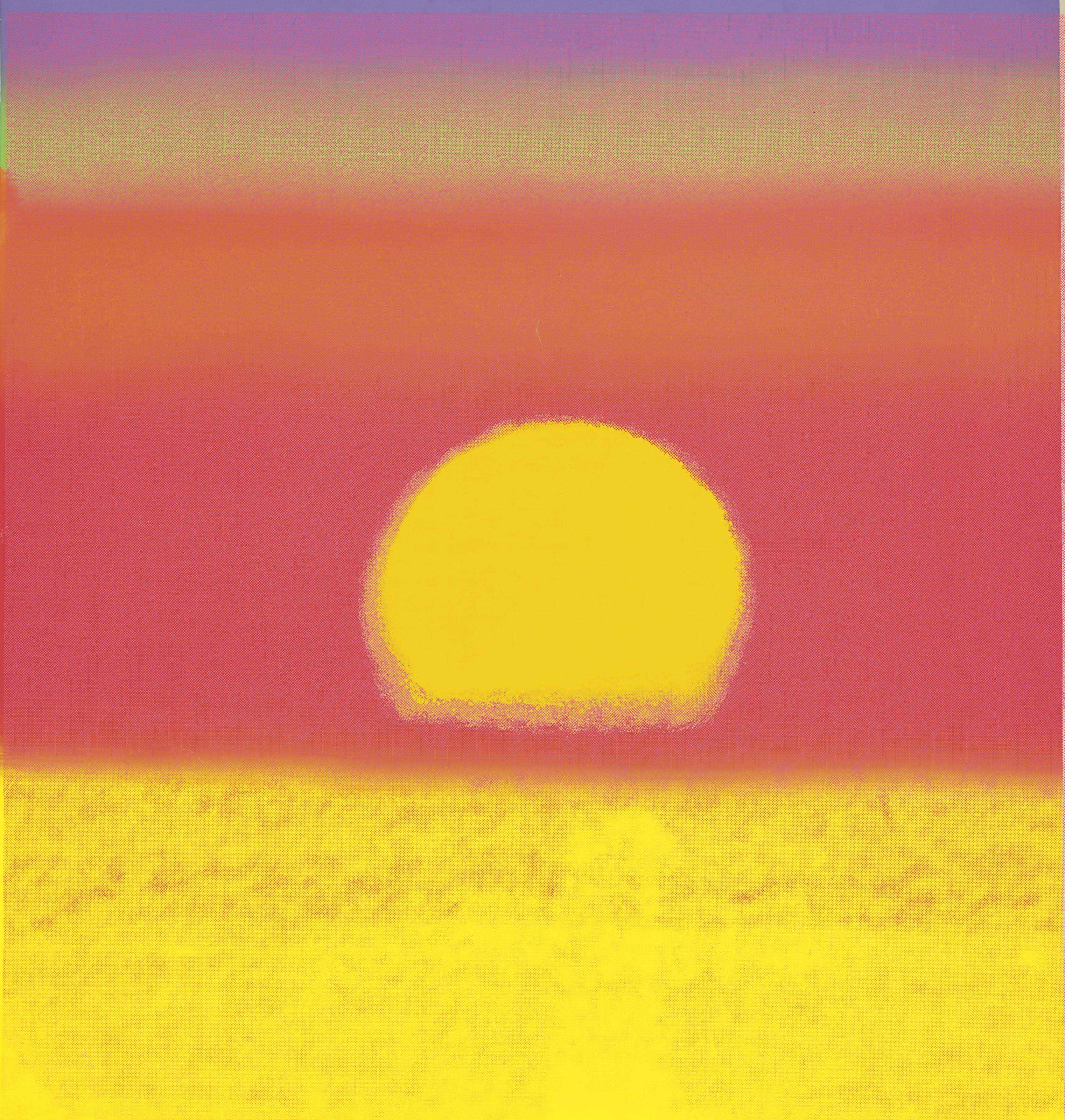アンディ・ウォーホル サンセット Andy Warhol Set of 8 Unique Sunsets (F&S II. 85-88), 1972