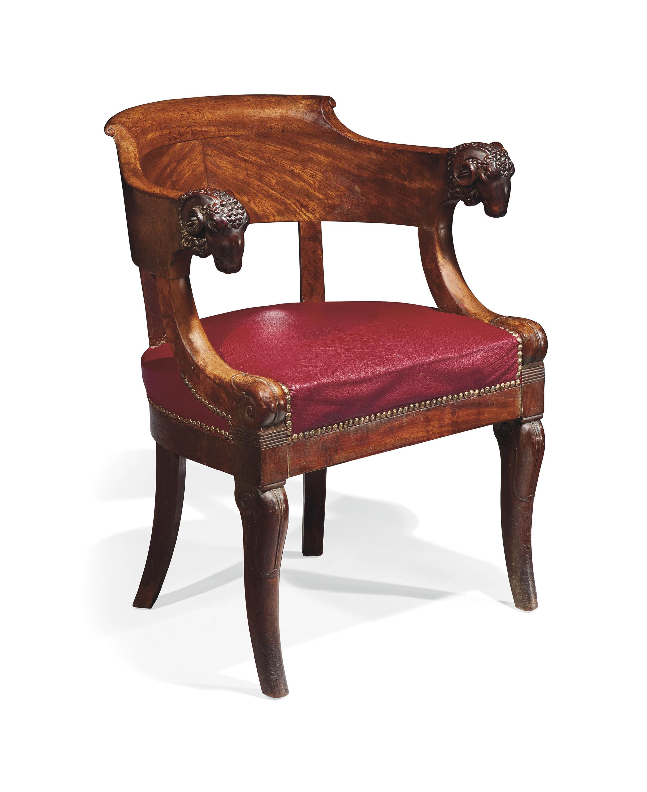 Fauteuil De Bureau D Epoque Louis Philippe Vers 1830 Fauteuil Furniture Lighting Christie S
