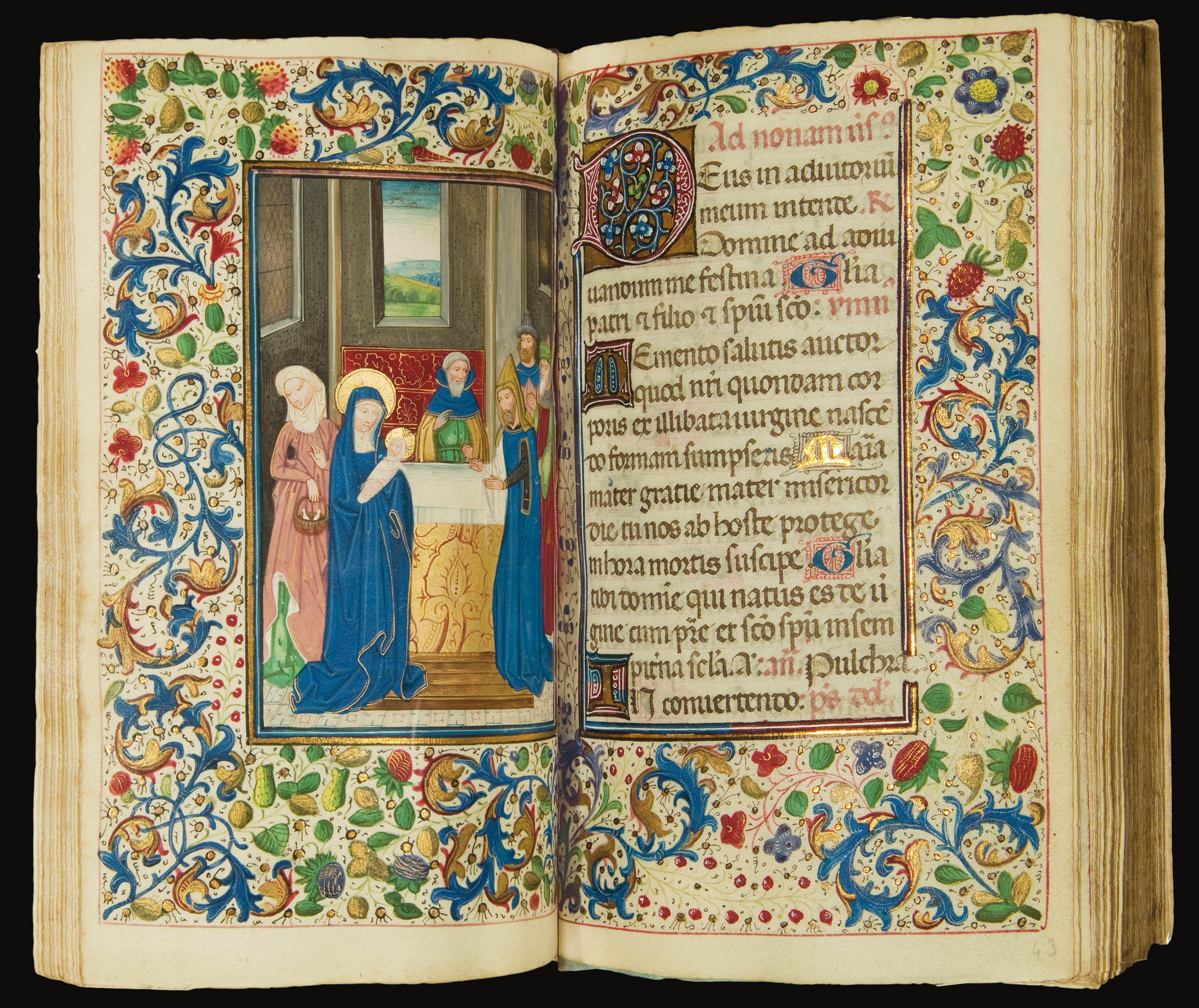 LIVRE D HEURES  l usage de Rome en latin MANUSCRIT  