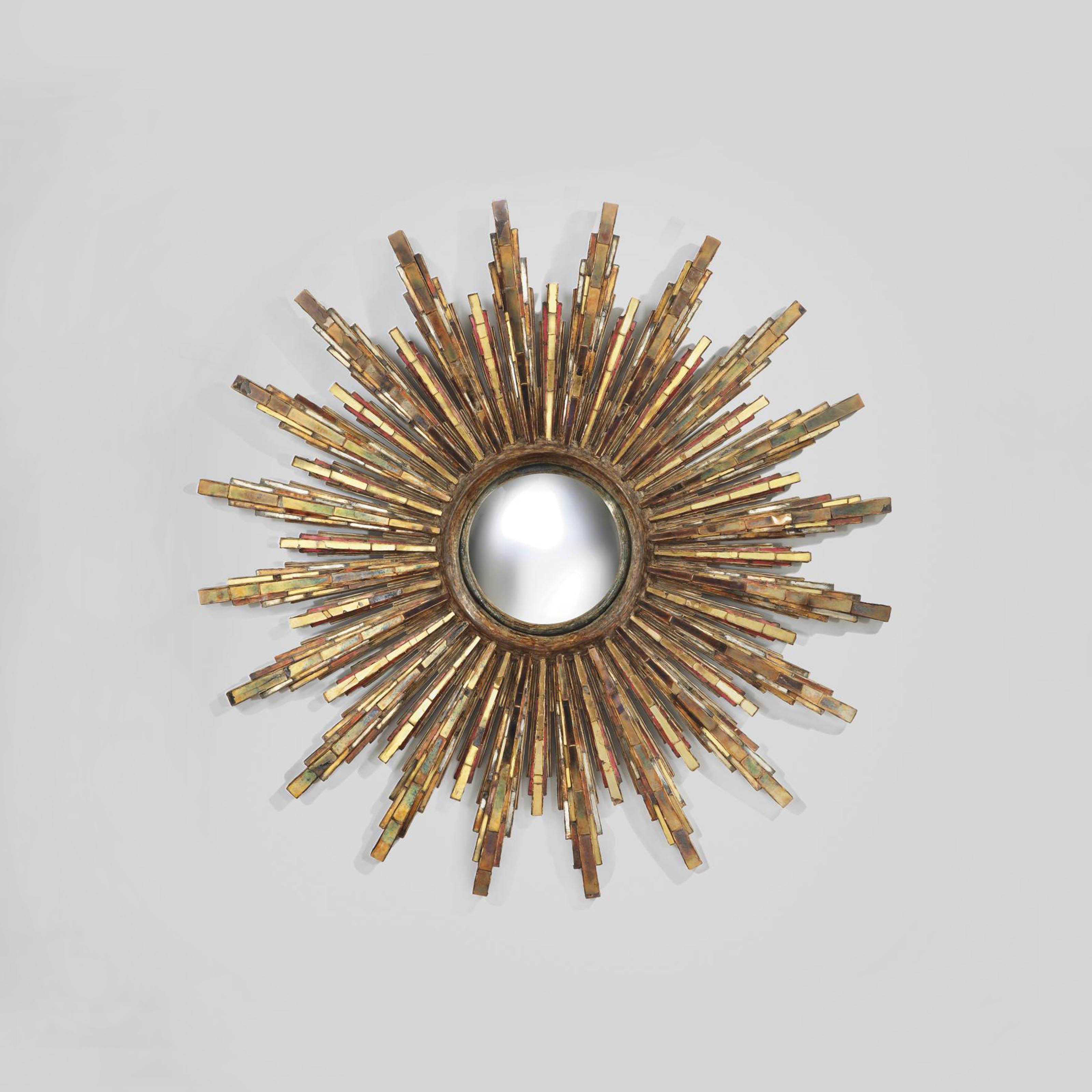LINE VAUTRIN (1913-1997) , MIROIR 'ROI SOLEIL' VERS 1960 | Christie's