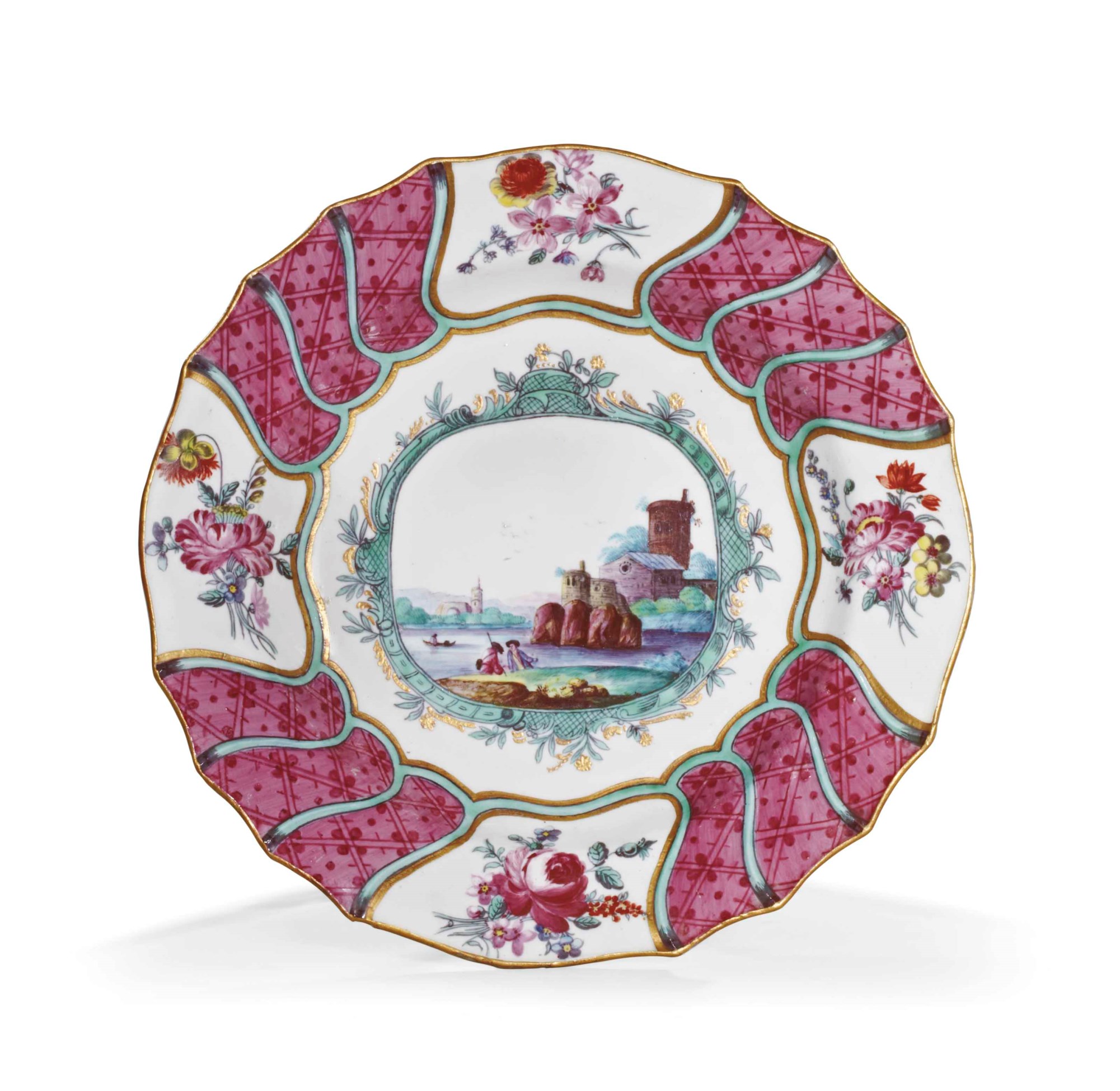 Assiette en porcelaine tendre de Sèvres, 1792