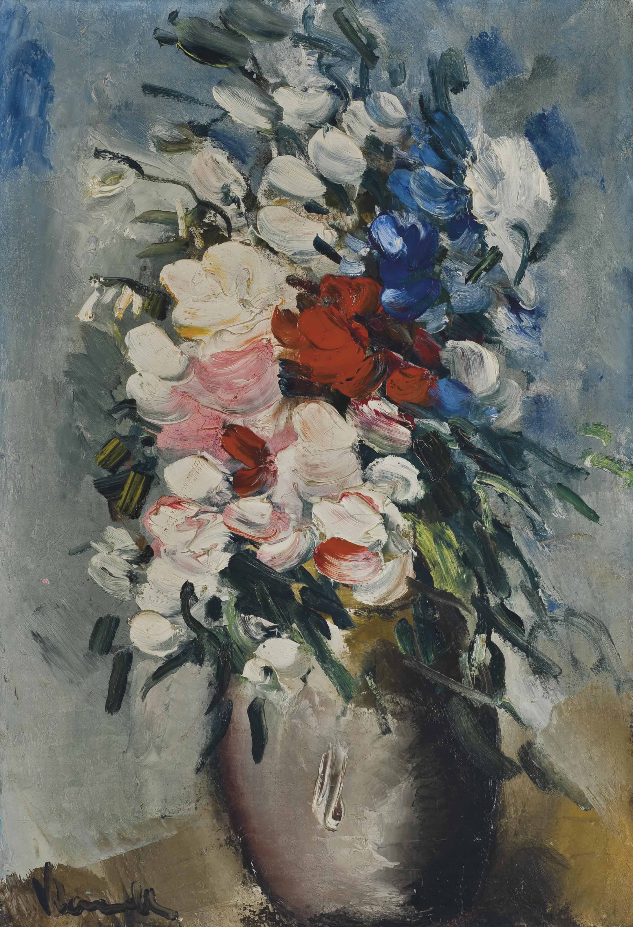 Maurice de Vlaminck, Bouquet de fleurs (Bouquet of Flowers