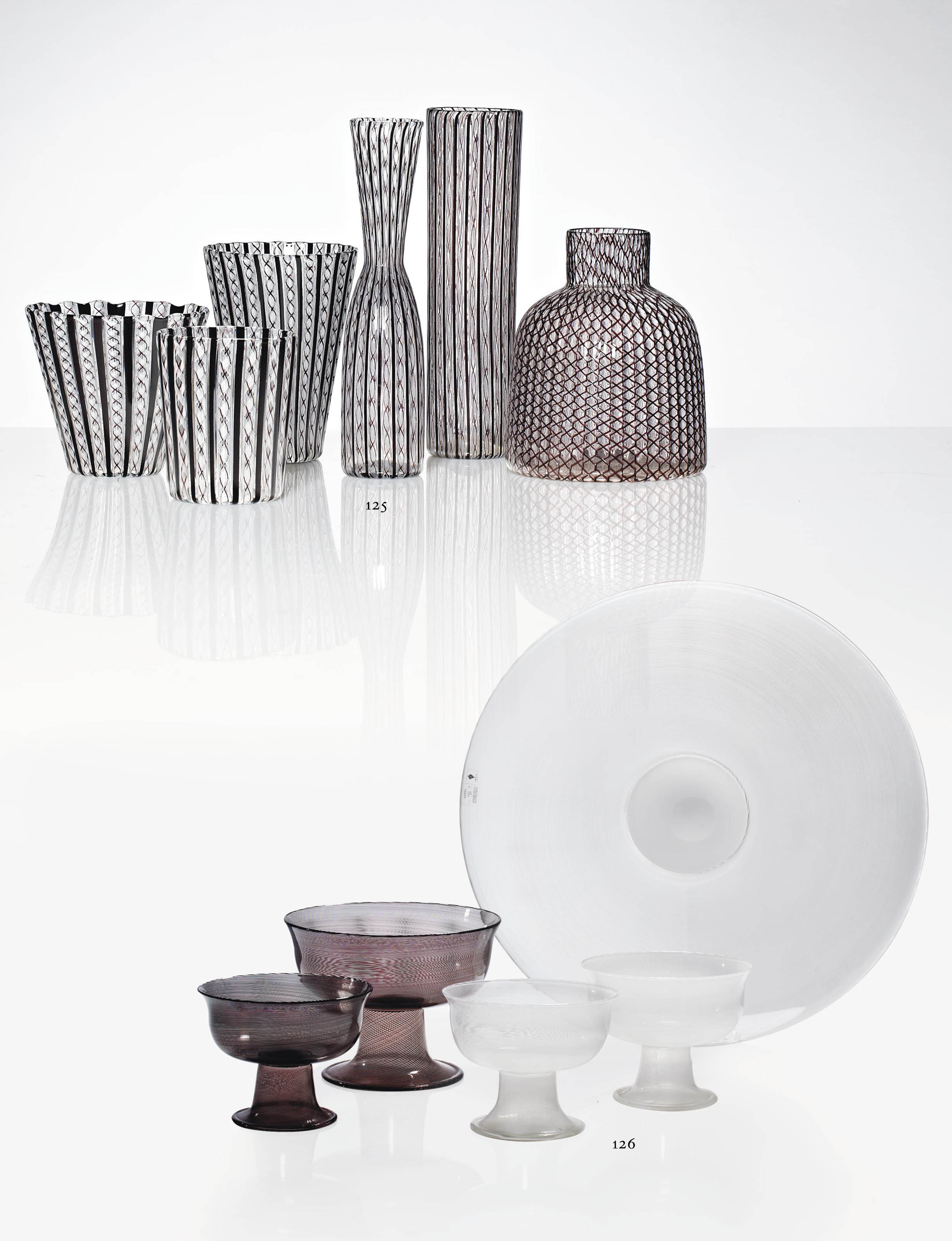 VENINI (FONDÉ EN 1925) , SIX VASES Christie's