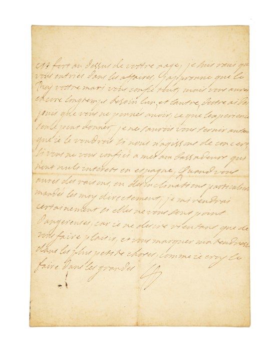 1715 4 en espagnol en lettre