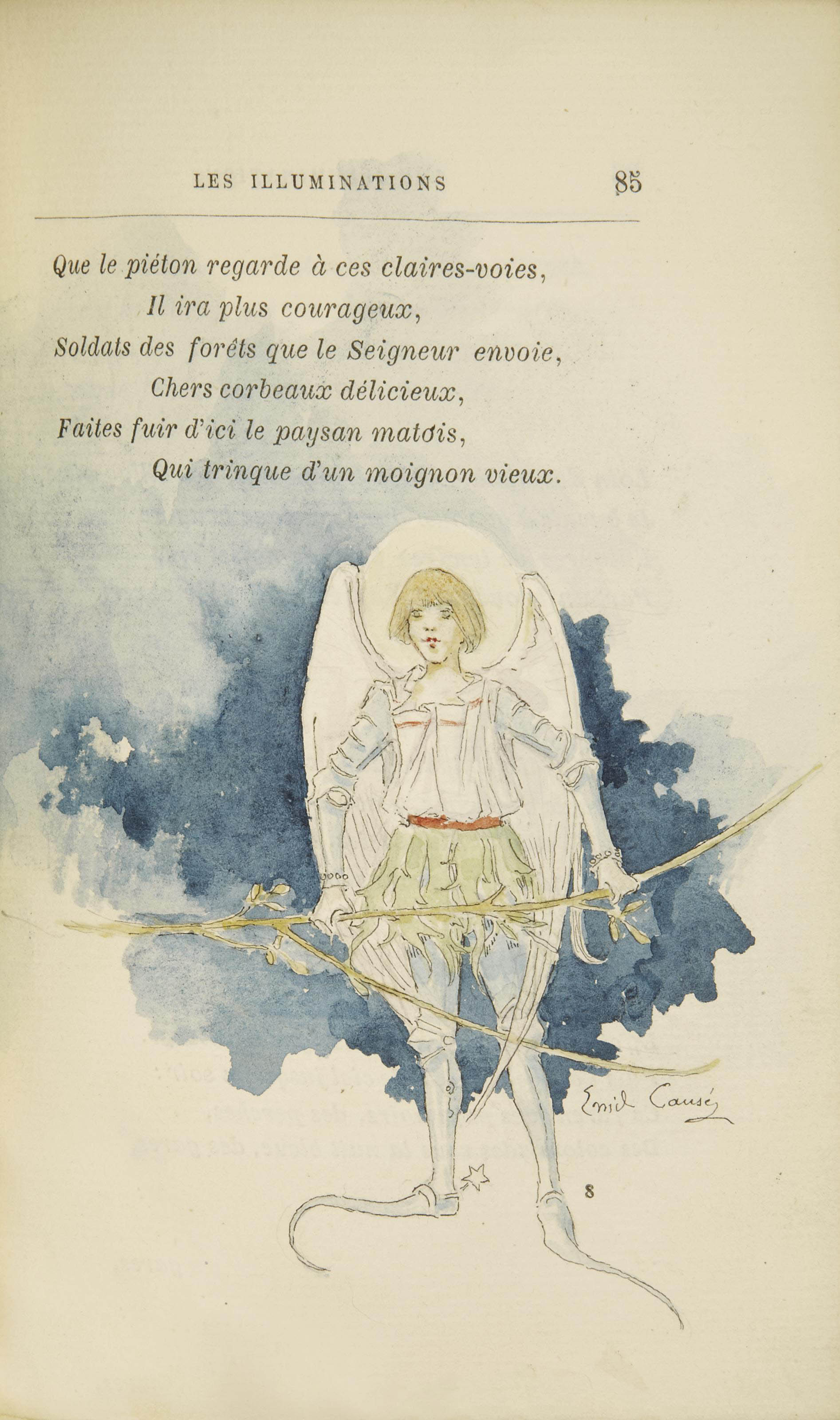 rimbaud illuminations liste poemes