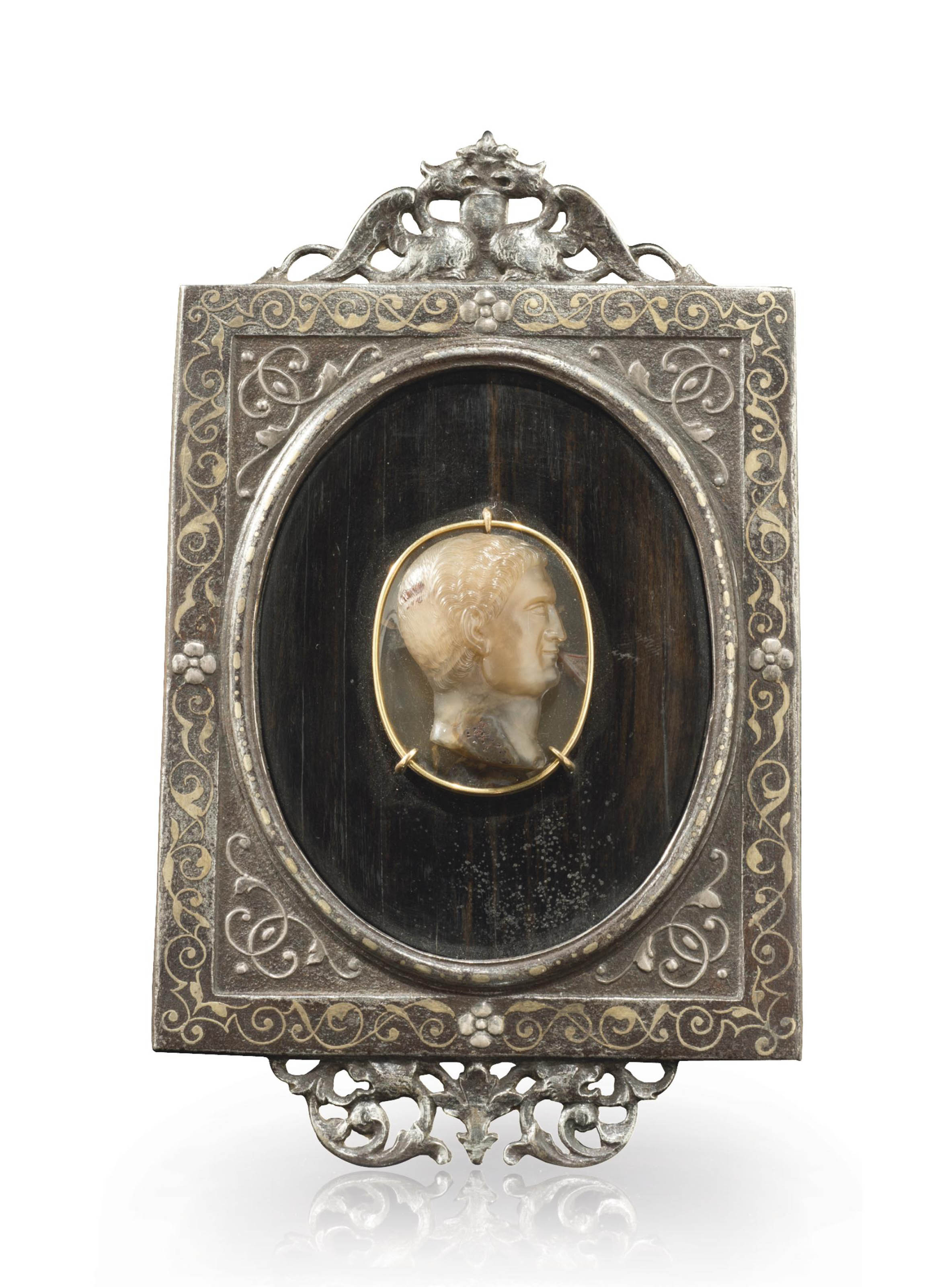 CAMEE EN AGATE REPRESENTANT LE PROFIL D'AUGUSTE , ITALIE ...