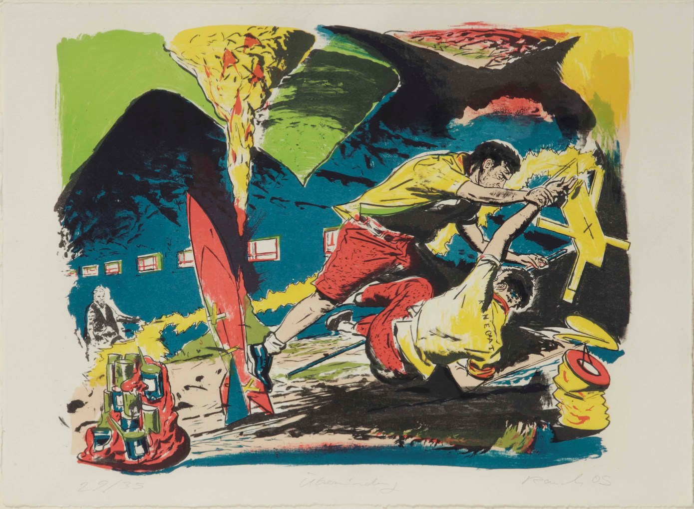 Neo Rauch (b. 1960) , Überwindung | Christie's