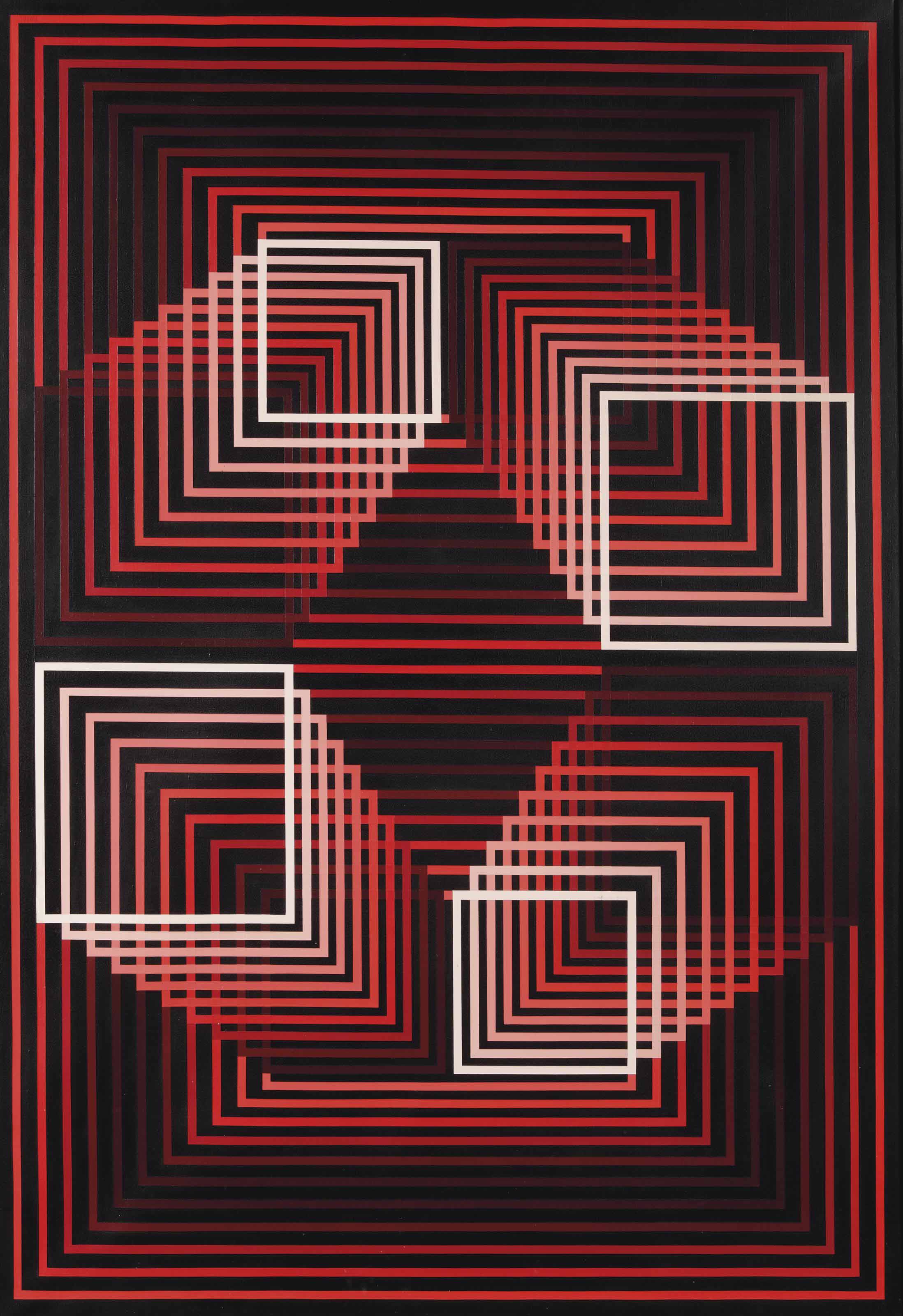 Yvaral (JeanPierre Vasarely) (19342002) , Quadrature