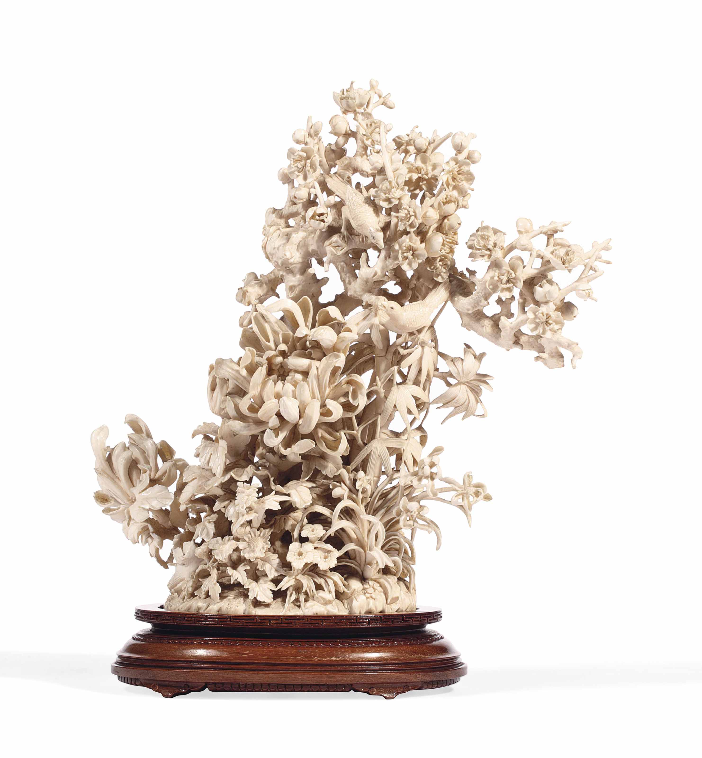 A Chinese ivory carving , CIRCA 1900 Christie's