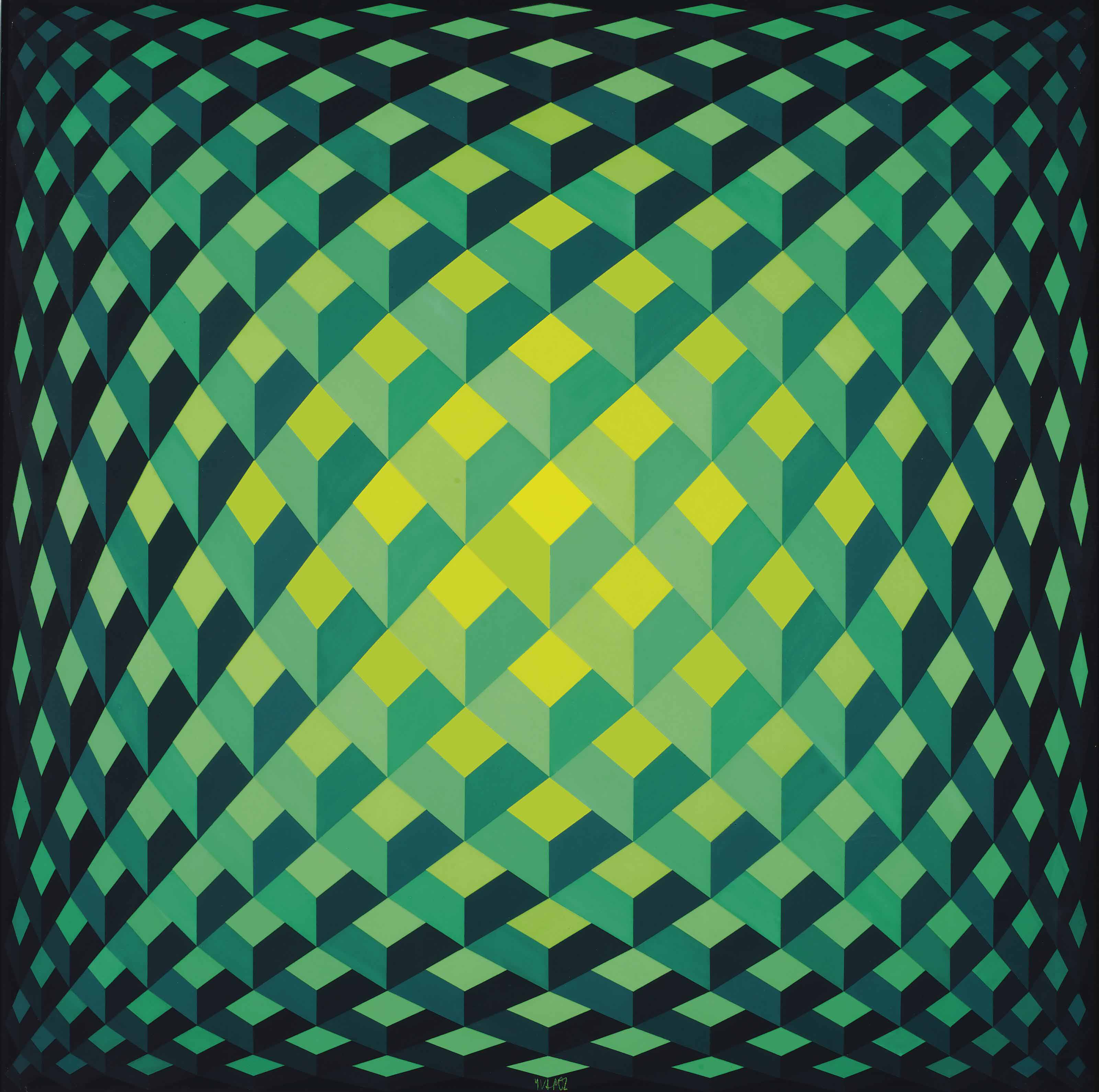 Yvaral (JeanPierre Vasarely) (19342002) , Progression