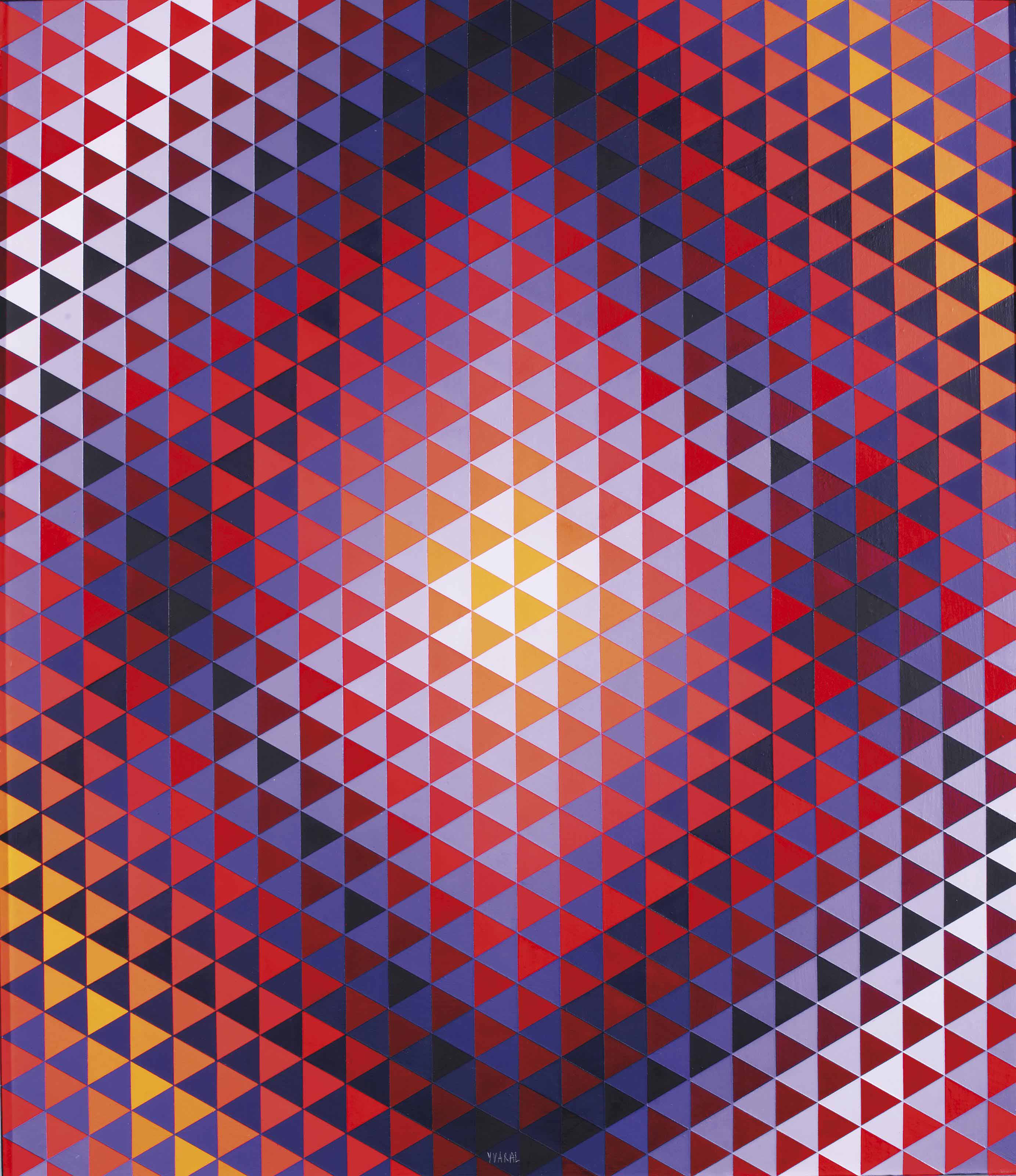Yvaral (JeanPierre Vasarely) (19342002) , Polygamme VIR