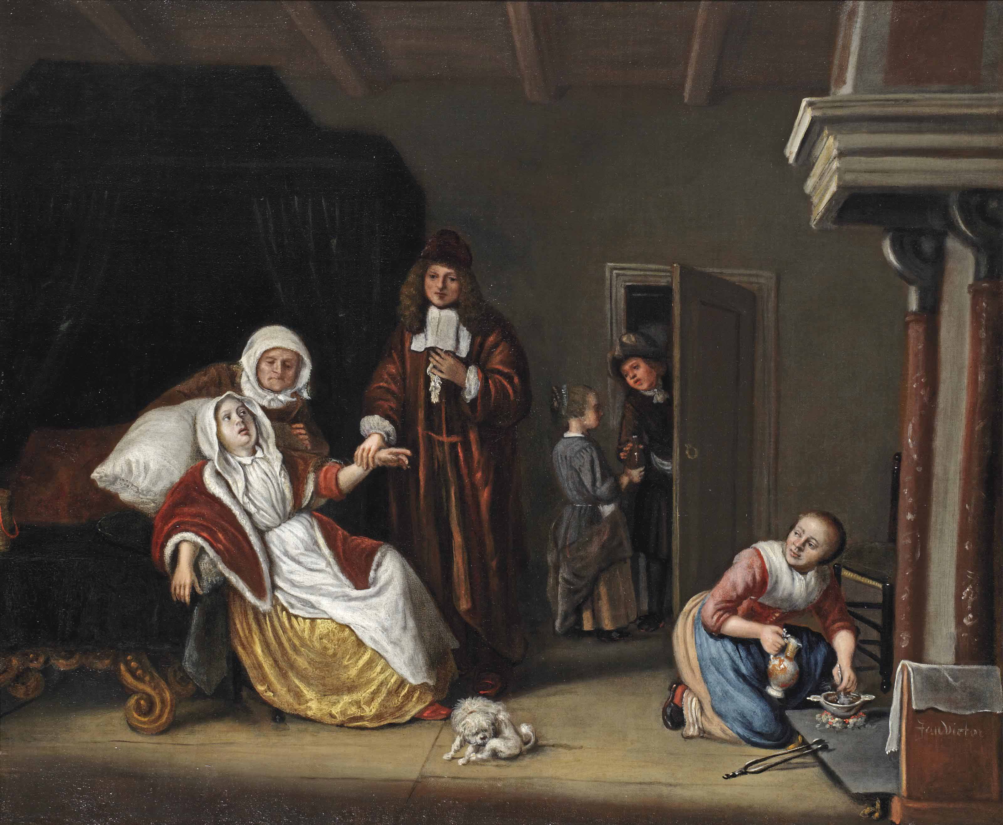 Jan Victors Amsterdam 1619 C 1676 East Indies The Doctor S