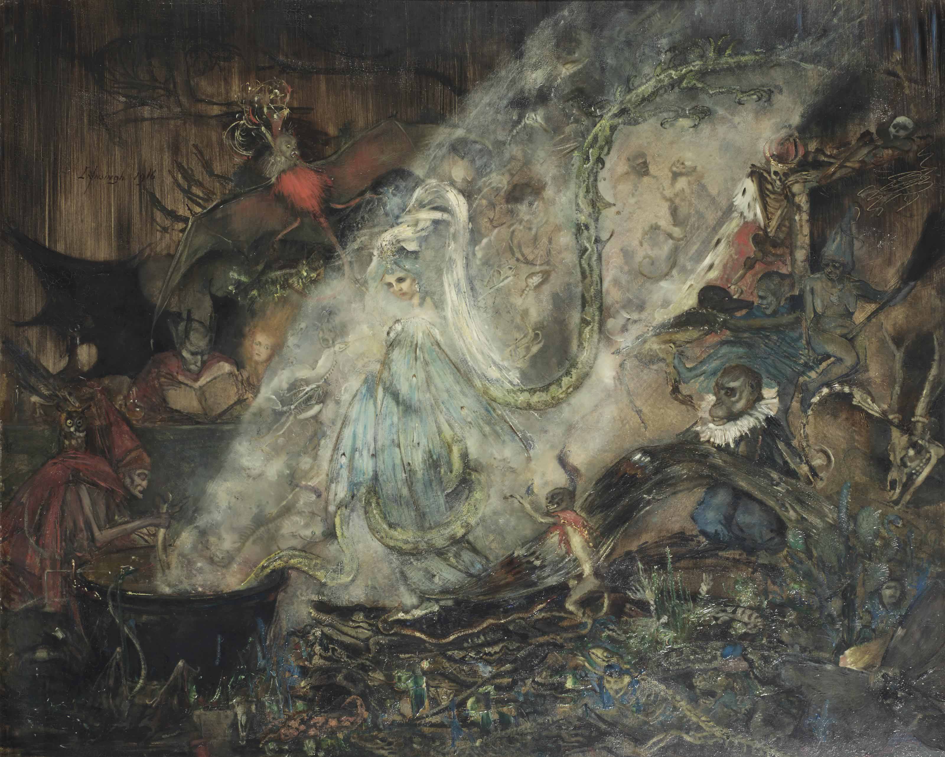 Lizzy Ansingh Utrecht 1875 1959 Amsterdam Heksenkeuken I The