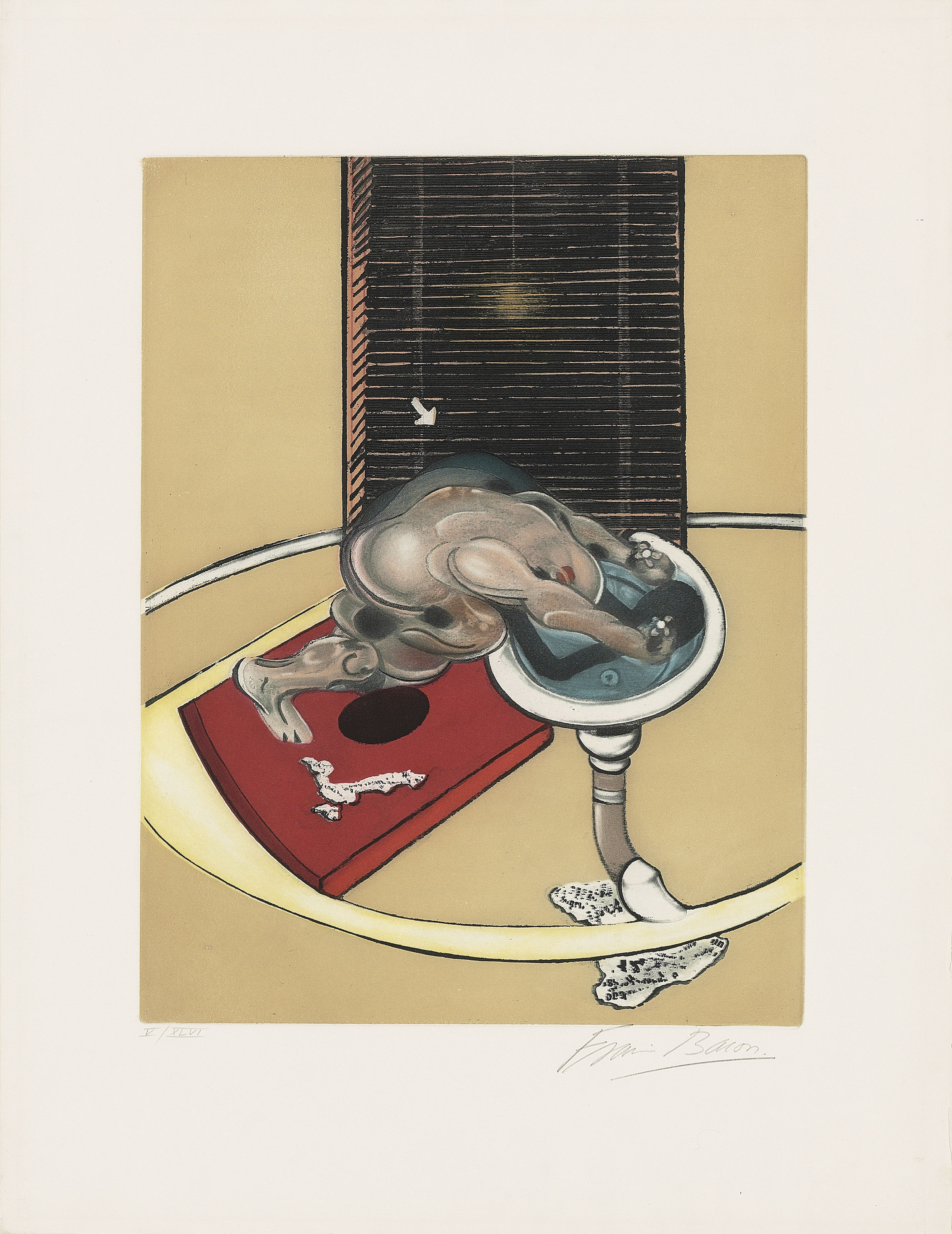 Figure at a Washbasin, Francis Bacon (1909-1992) | Christie's
