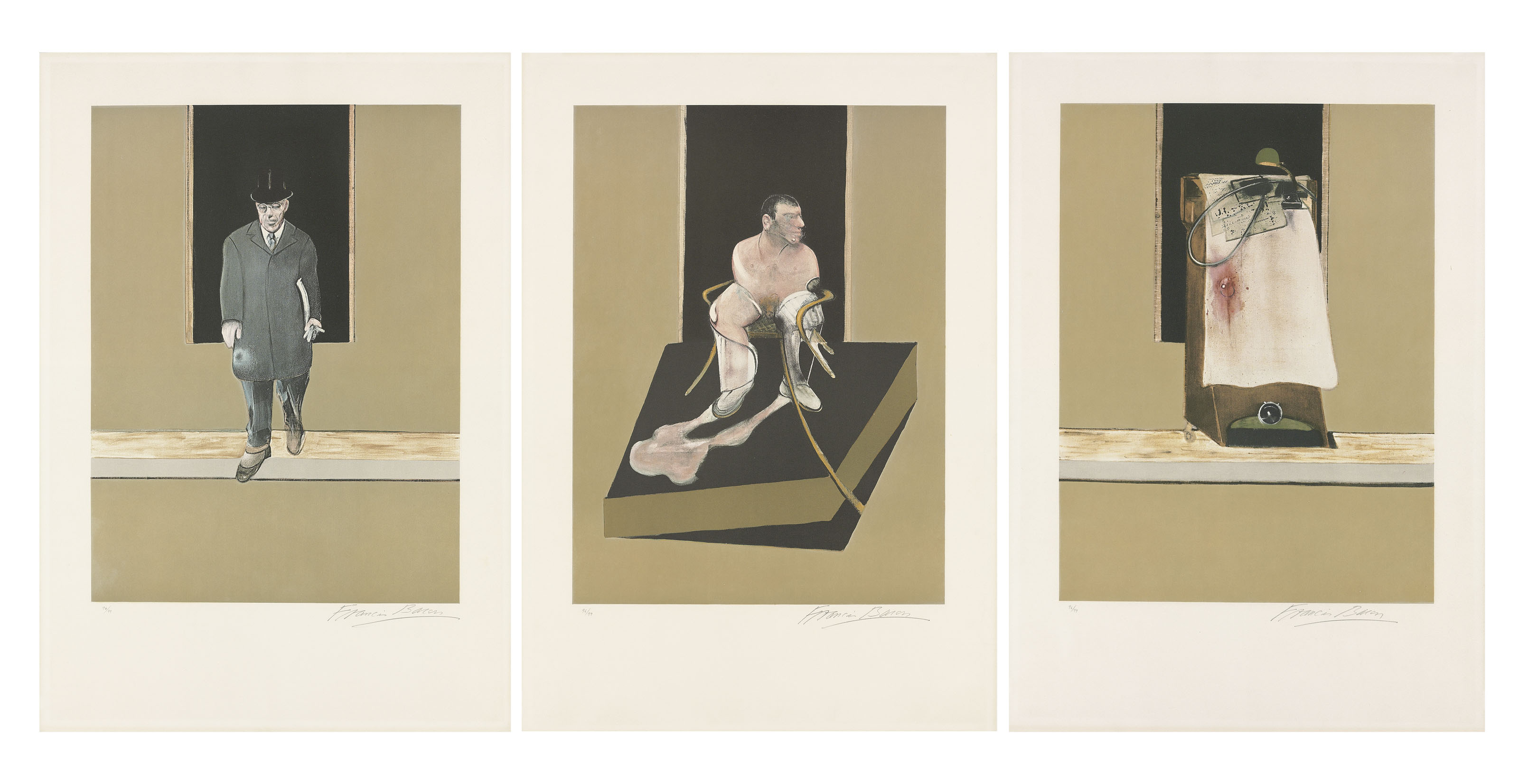 Triptych 1986-1987, Francis Bacon (1909-1992) | Christie's