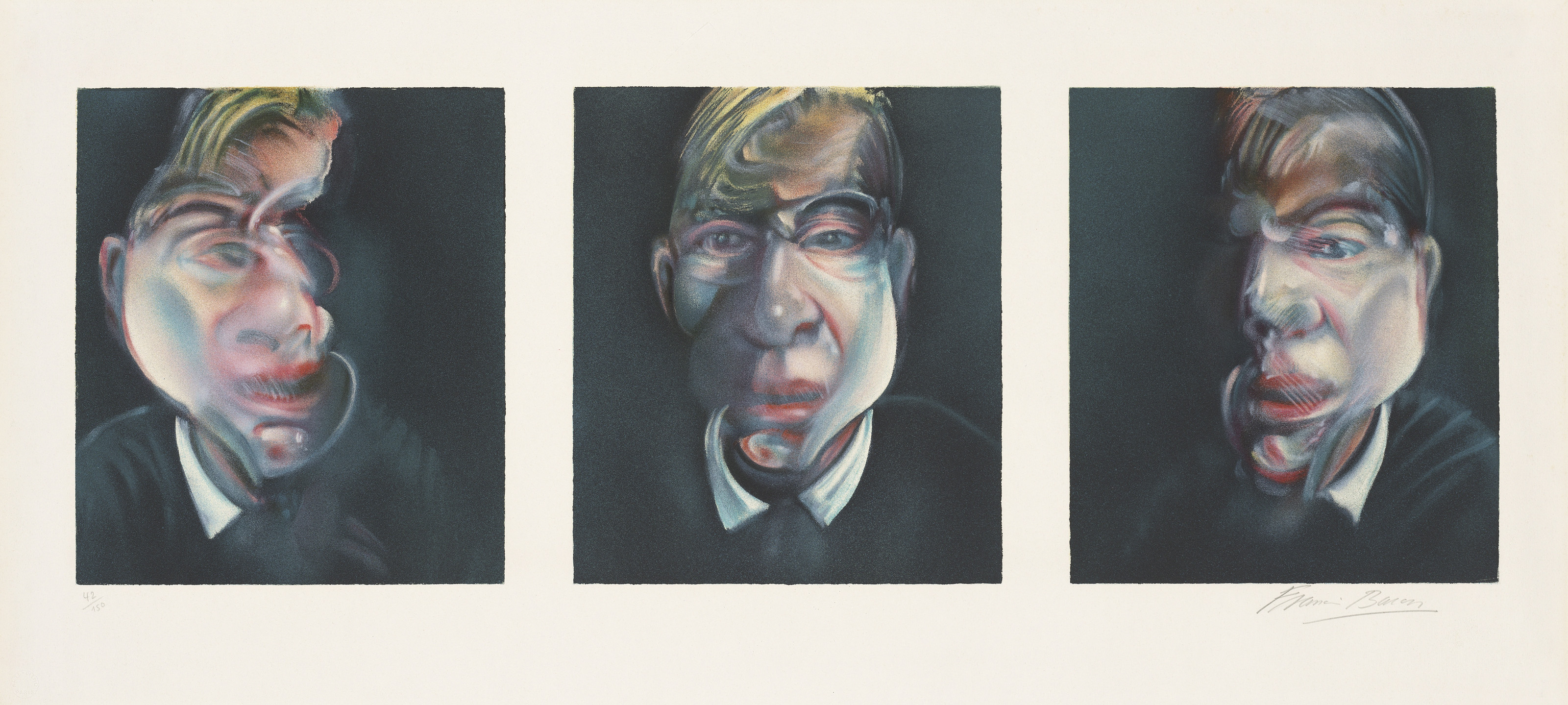 Three Studies for a Self-portrait, Francis Bacon (1909-1992