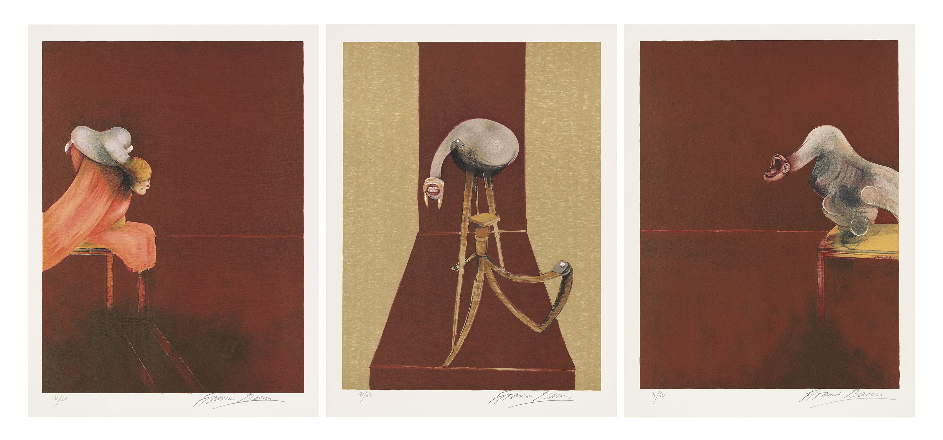 Study of a Human Body after Ingres, Francis Bacon (1909-1992
