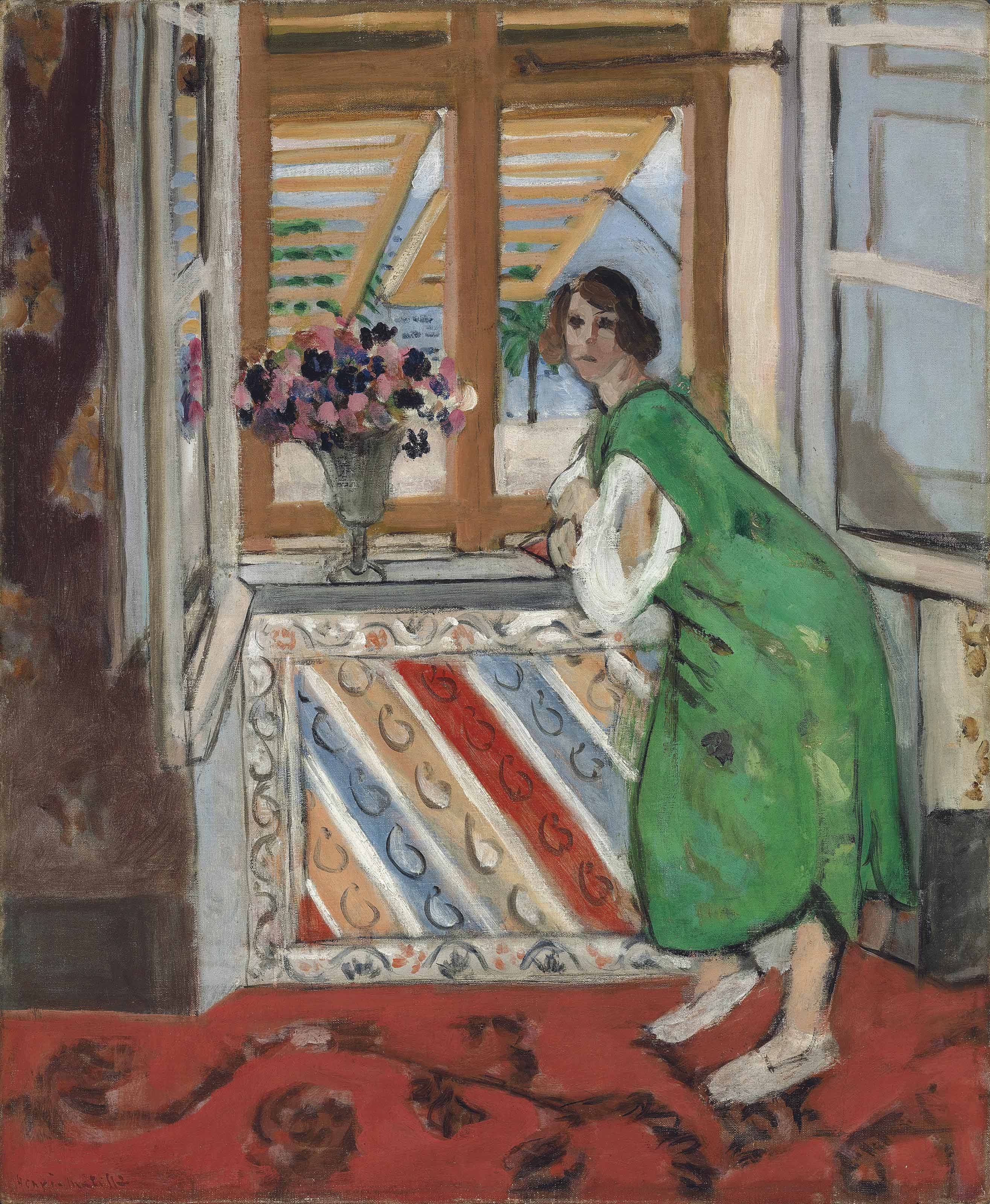 Henri Matisse 1869 1954 Jeune Fille A La Mauresque Robe Verte