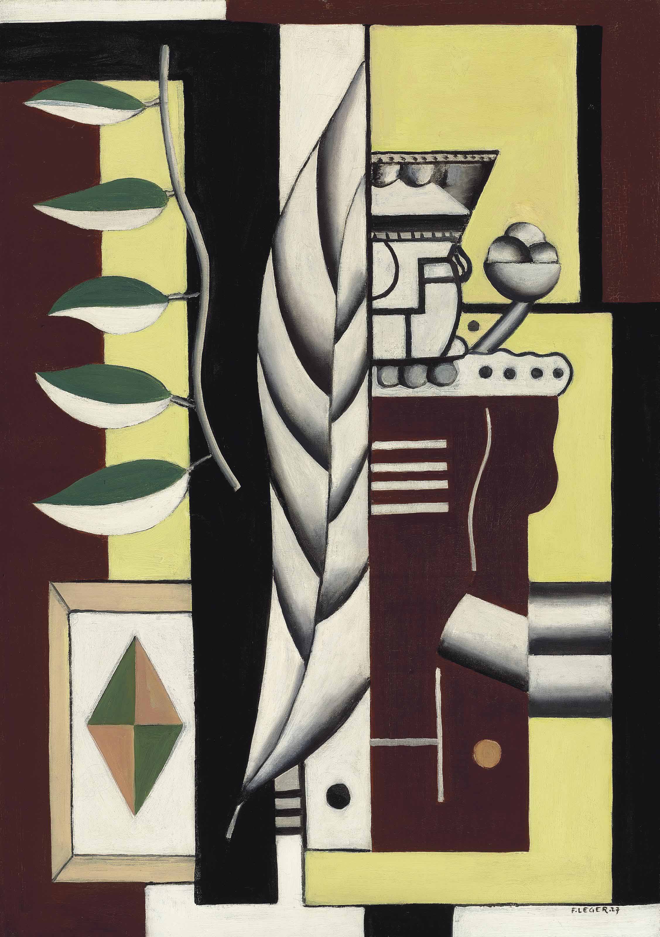 Fernand Leger (18811955) , Nature morte au roi de cartes Christie's
