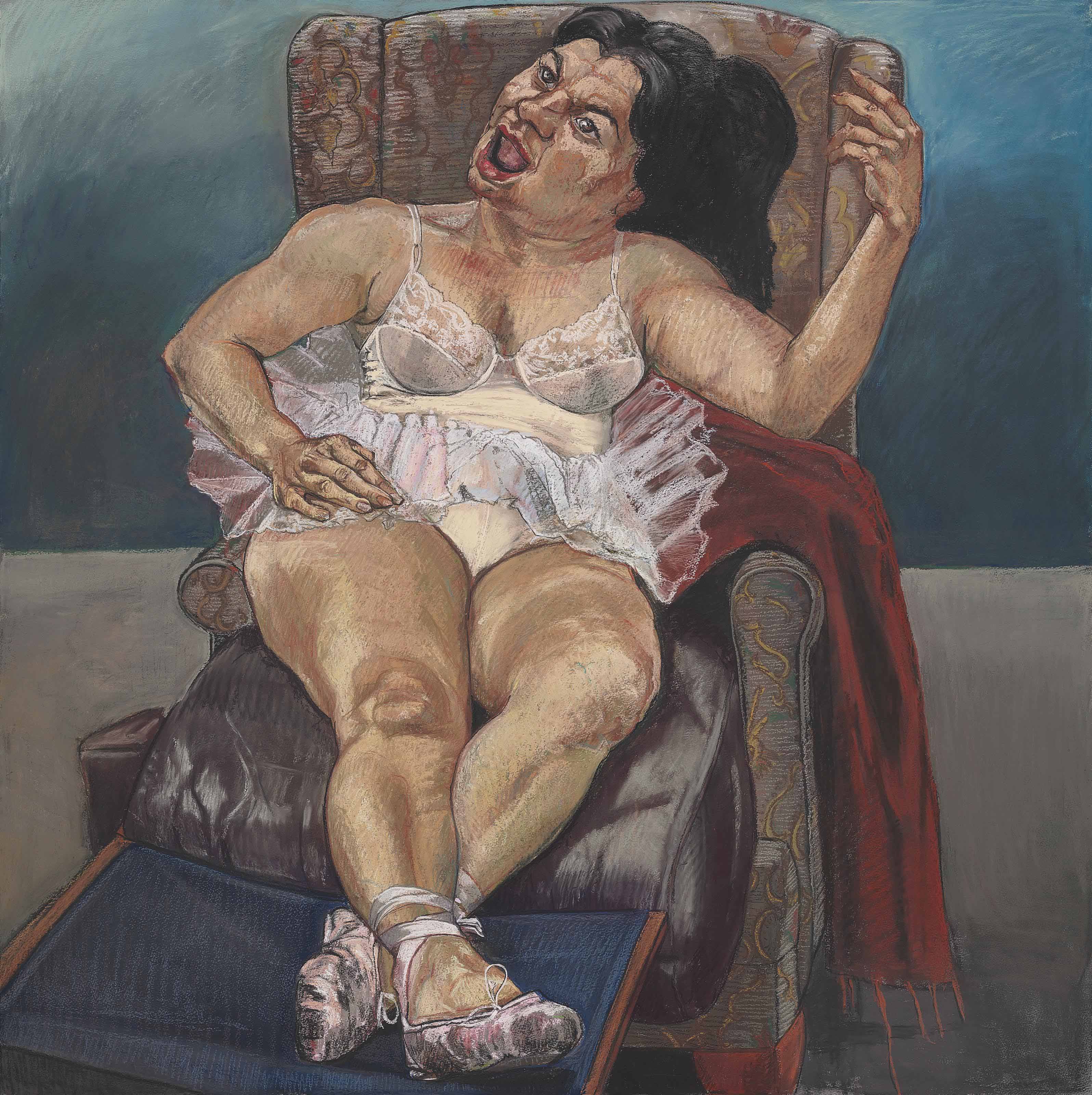 Paula Rego B 1935 Hyacinth Reclining Hippo From Walt Disney S Fantasia 2000s Drawings Watercolors Christie S