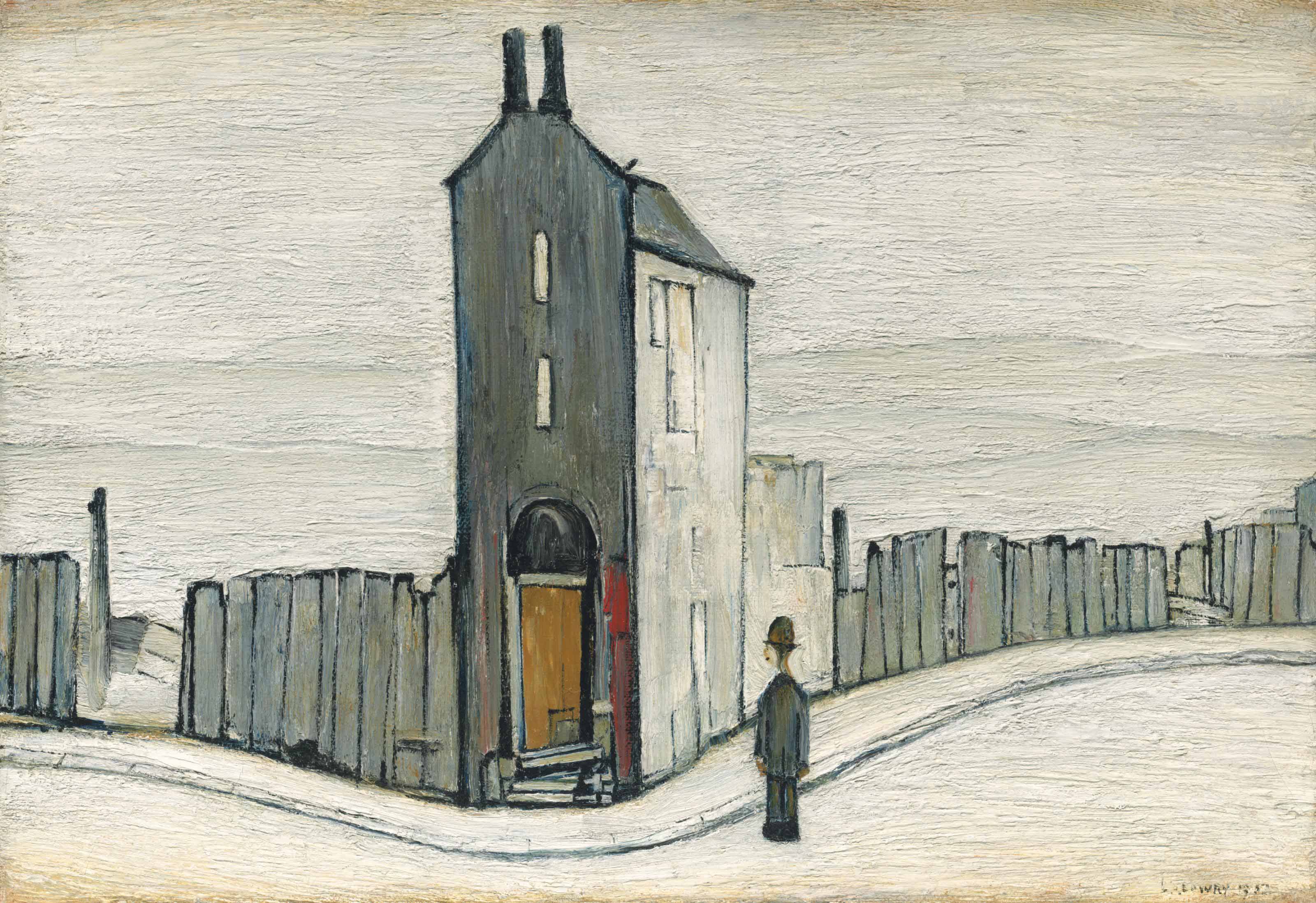 Laurence Stephen Lowry R A 1887 1976 The Derelict House